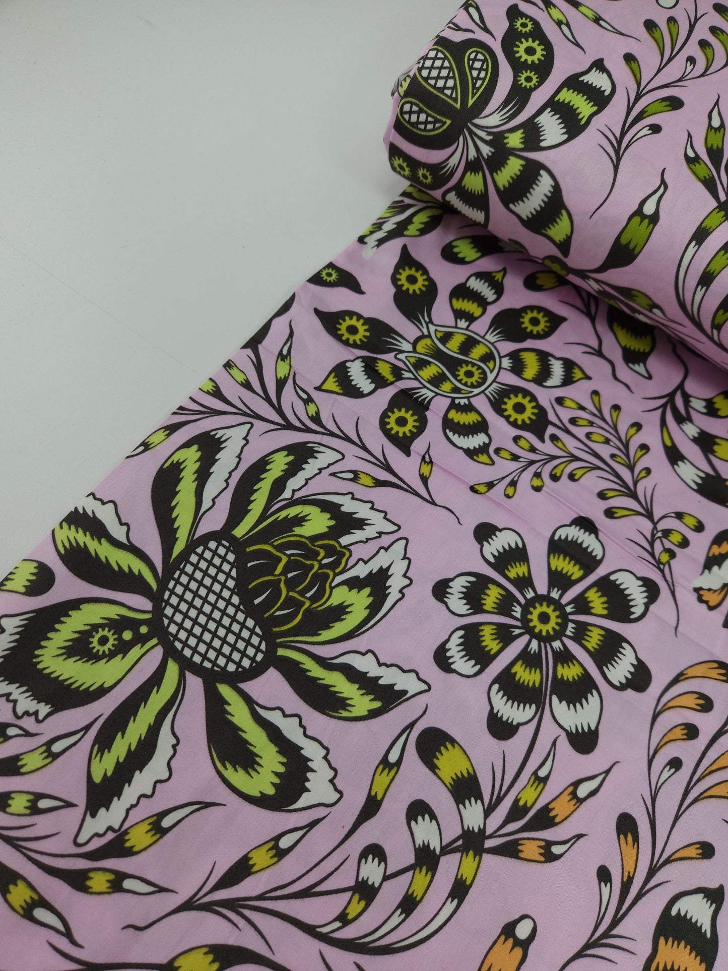 Lilac Pink Free Spirit Floral Cotton Sateen 108" - Tula Pink (Various Sizes)