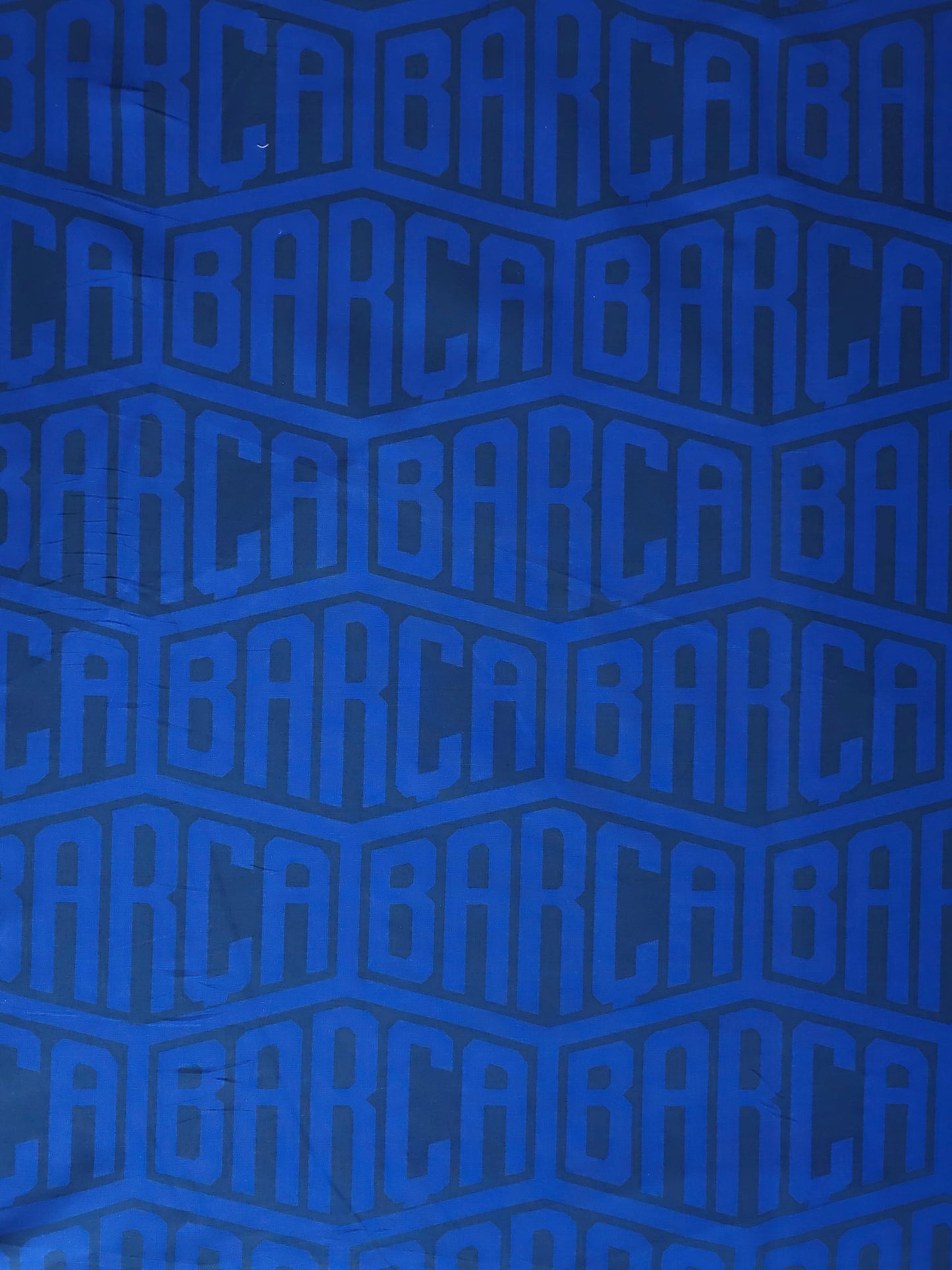 Barca Repeat 100% Cotton Football Fabric