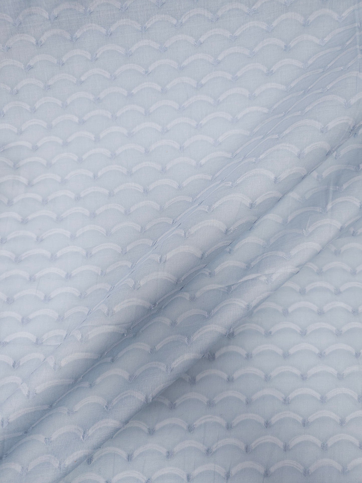 Pale Blue Mermaid Look 100% Cotton