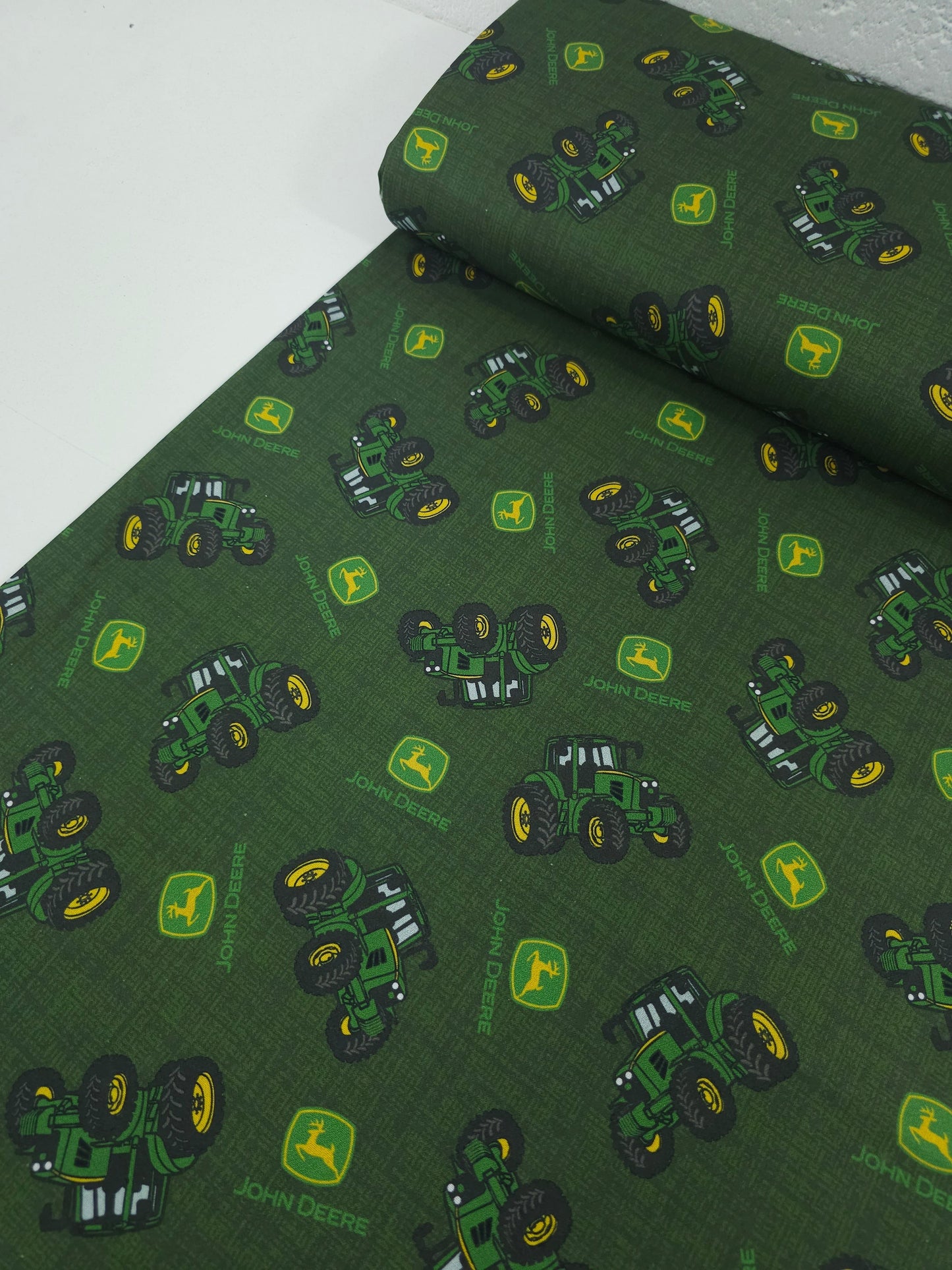 Dark Green John Deere 100% Cotton