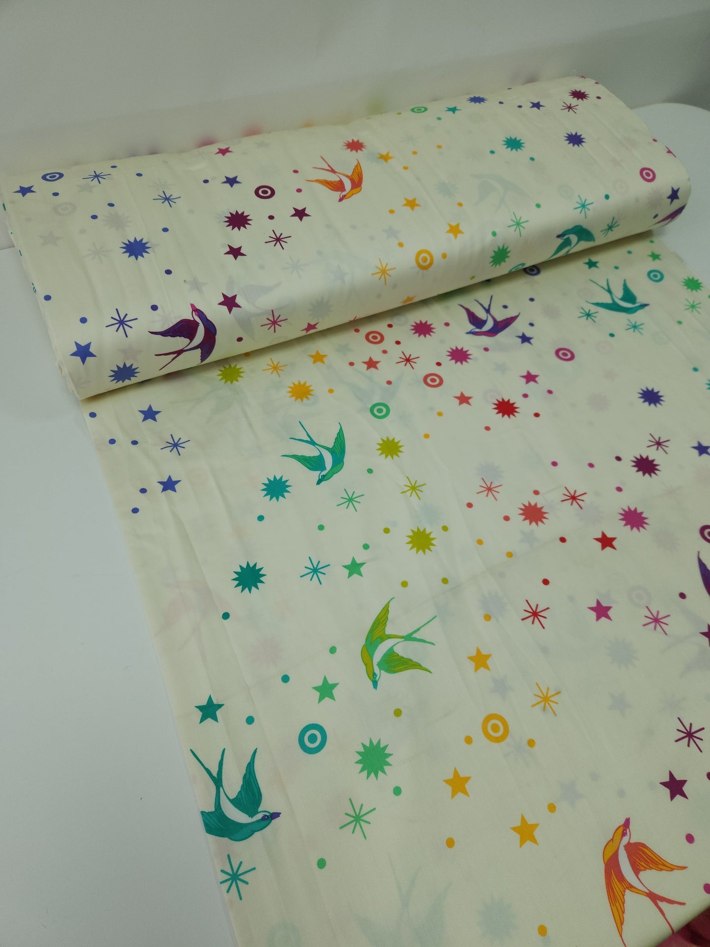 Mellow Rainbow Fairy Dust Cotton Sateen - Tula Pink