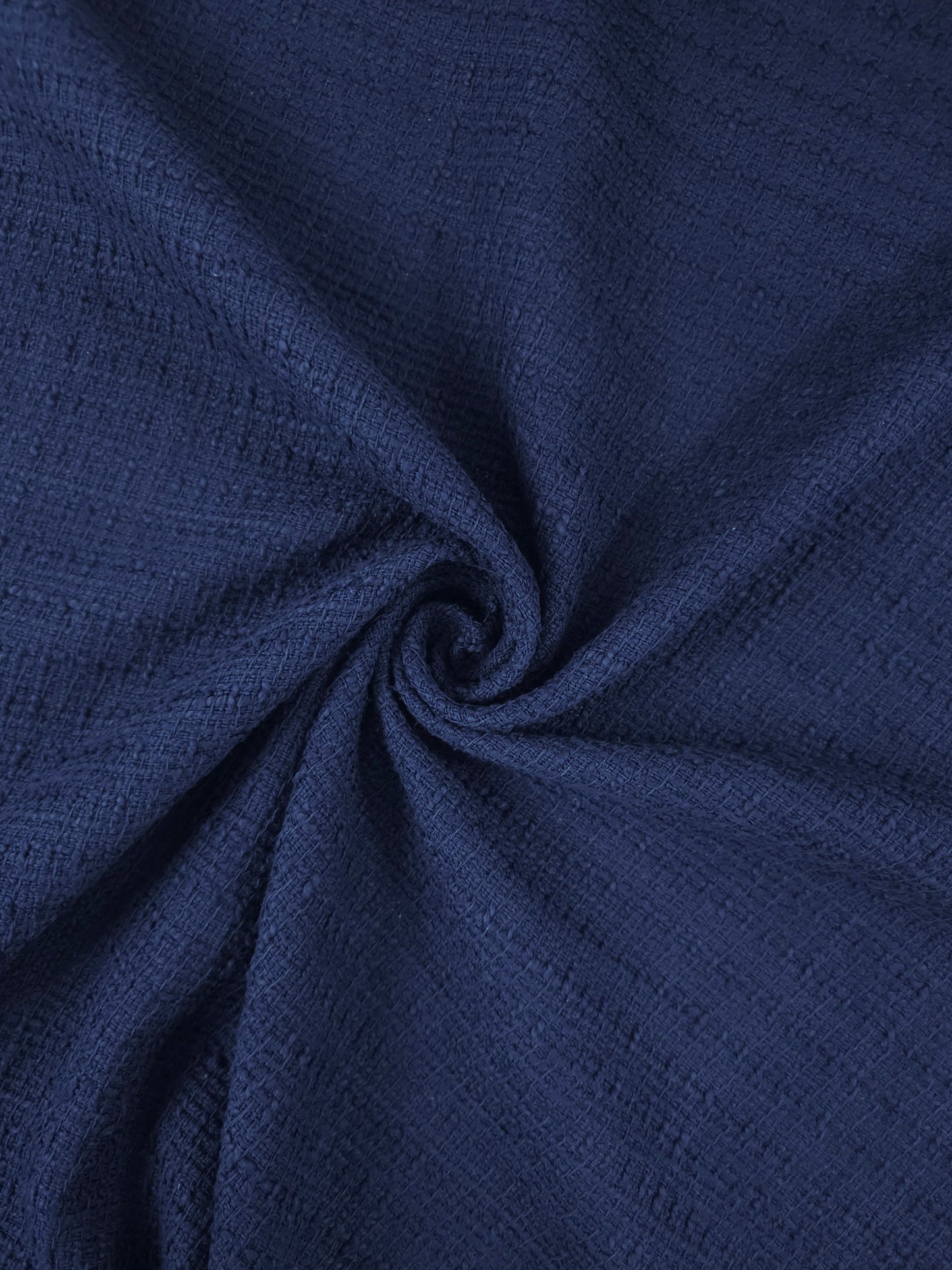 Navy Blue Boucle