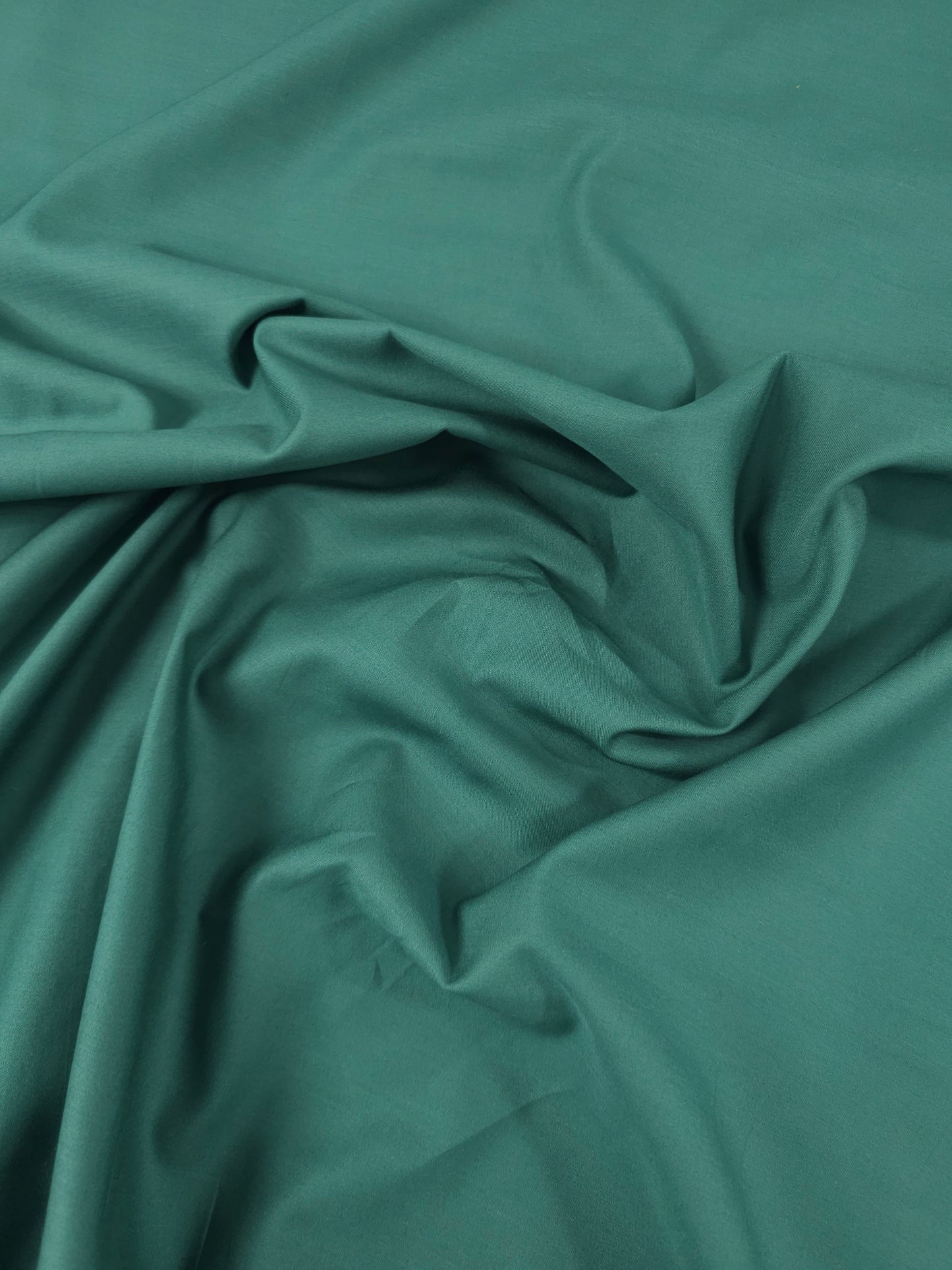 Pine Green Cotton Poplin