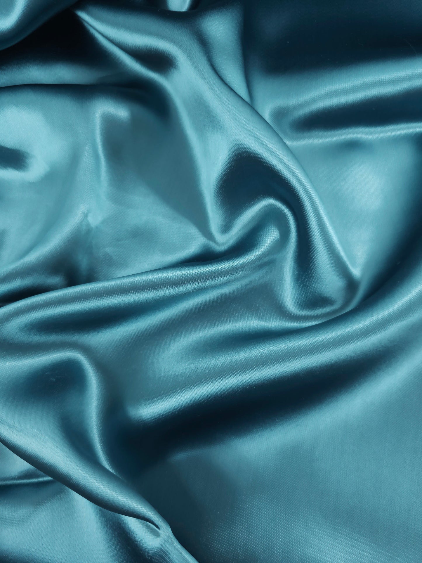 Light Teal Liquid Satin
