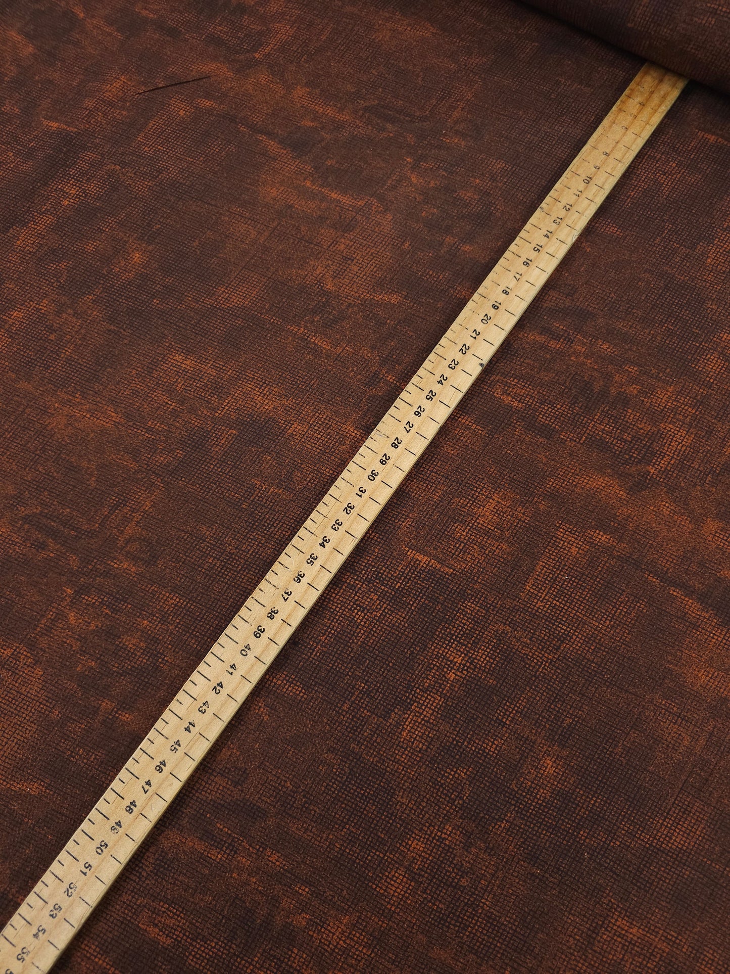 Rustic Brown Smudge Grid 100% Cotton 108" - Robert Kaufman *EXTRA WIDE*