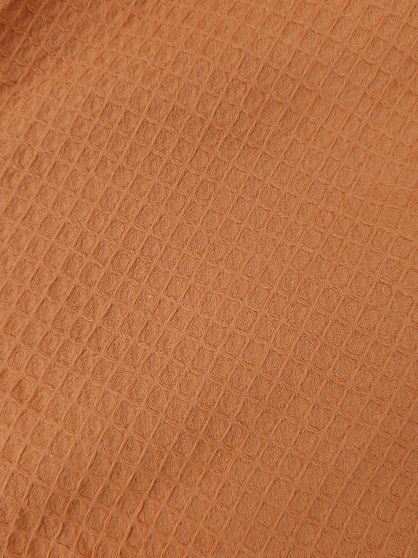 Orange Waffle Cotton