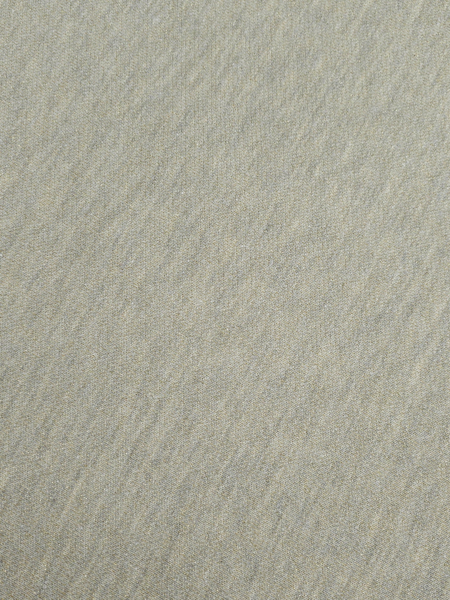 Greige/Gold Lurex Loopback Terry