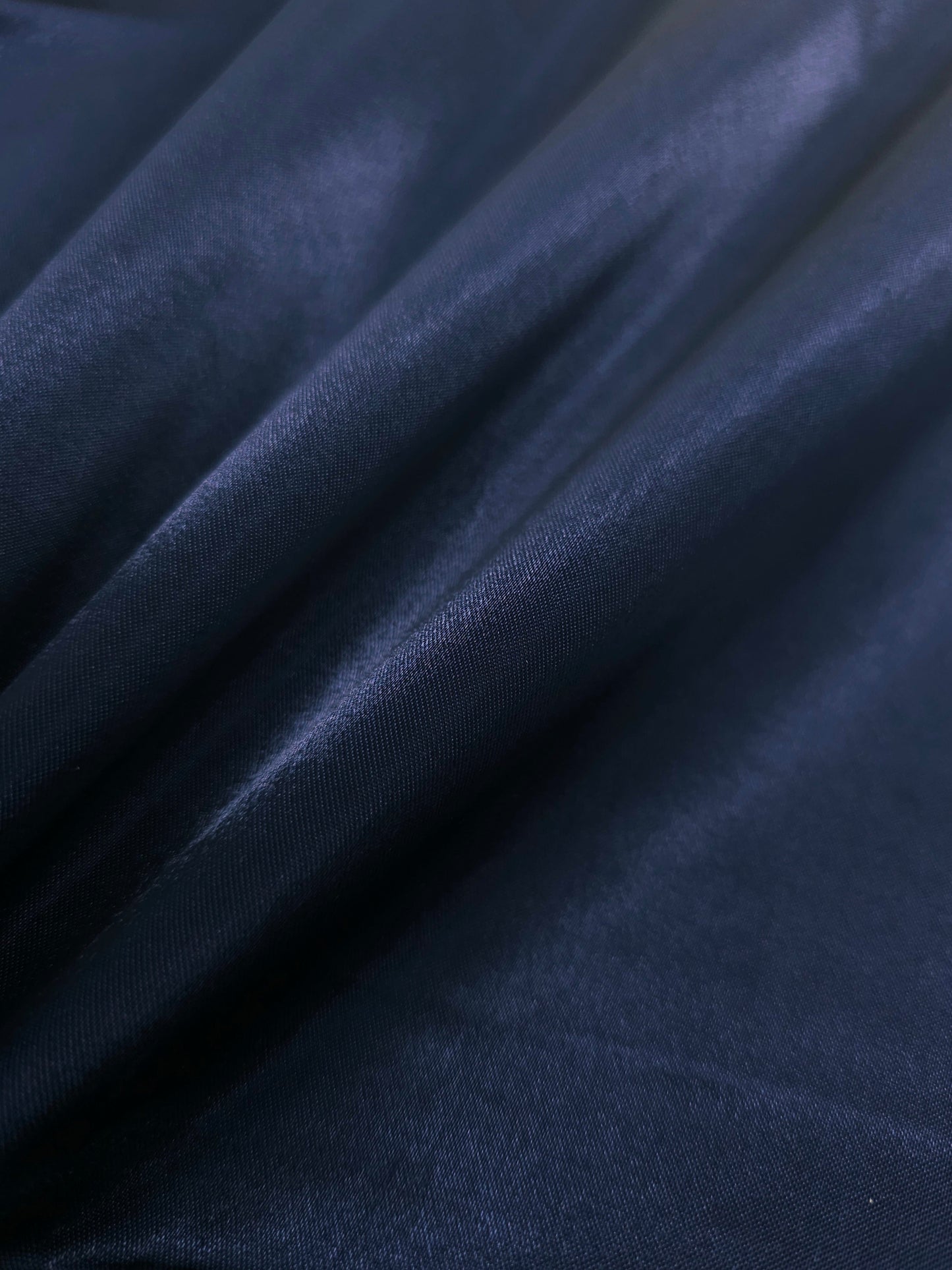 Navy Liquid Satin