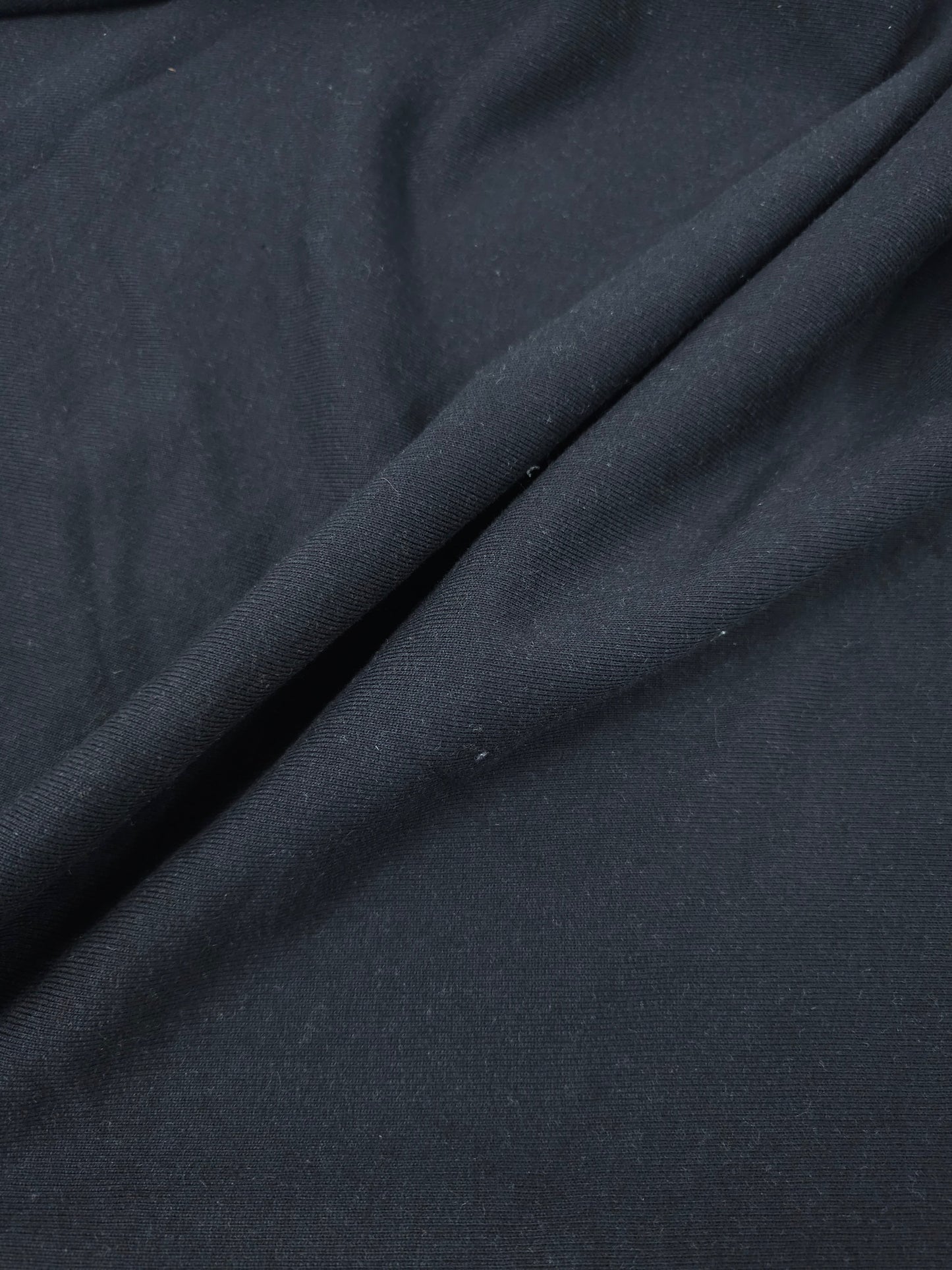 Black/Dark Grey Loopback Terry