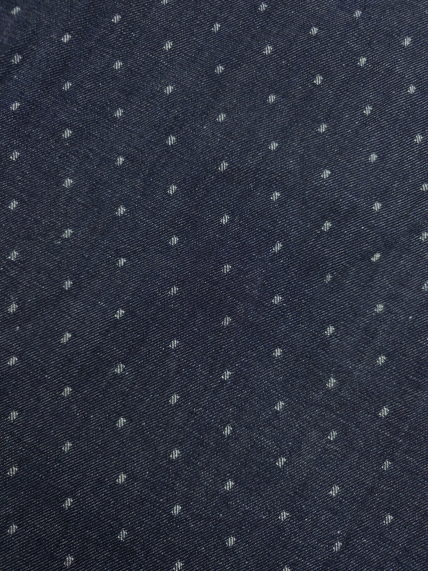 Charcoal Navy Dobby Look Denim