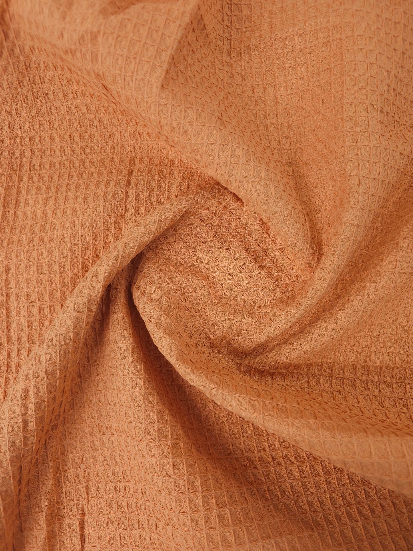 Orange Waffle Cotton