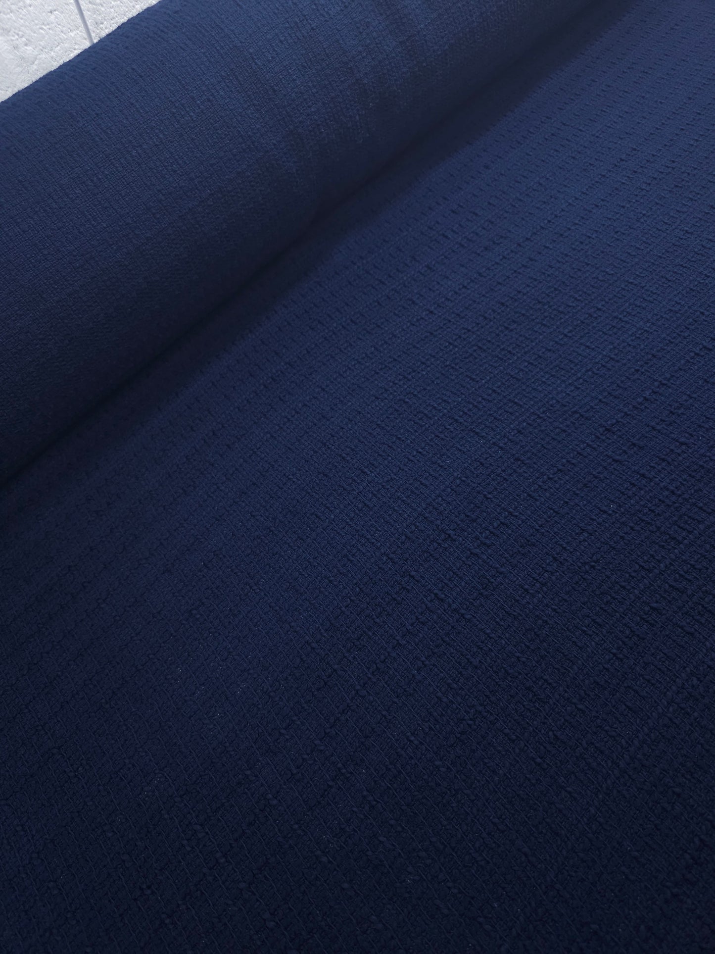 Navy Blue Boucle