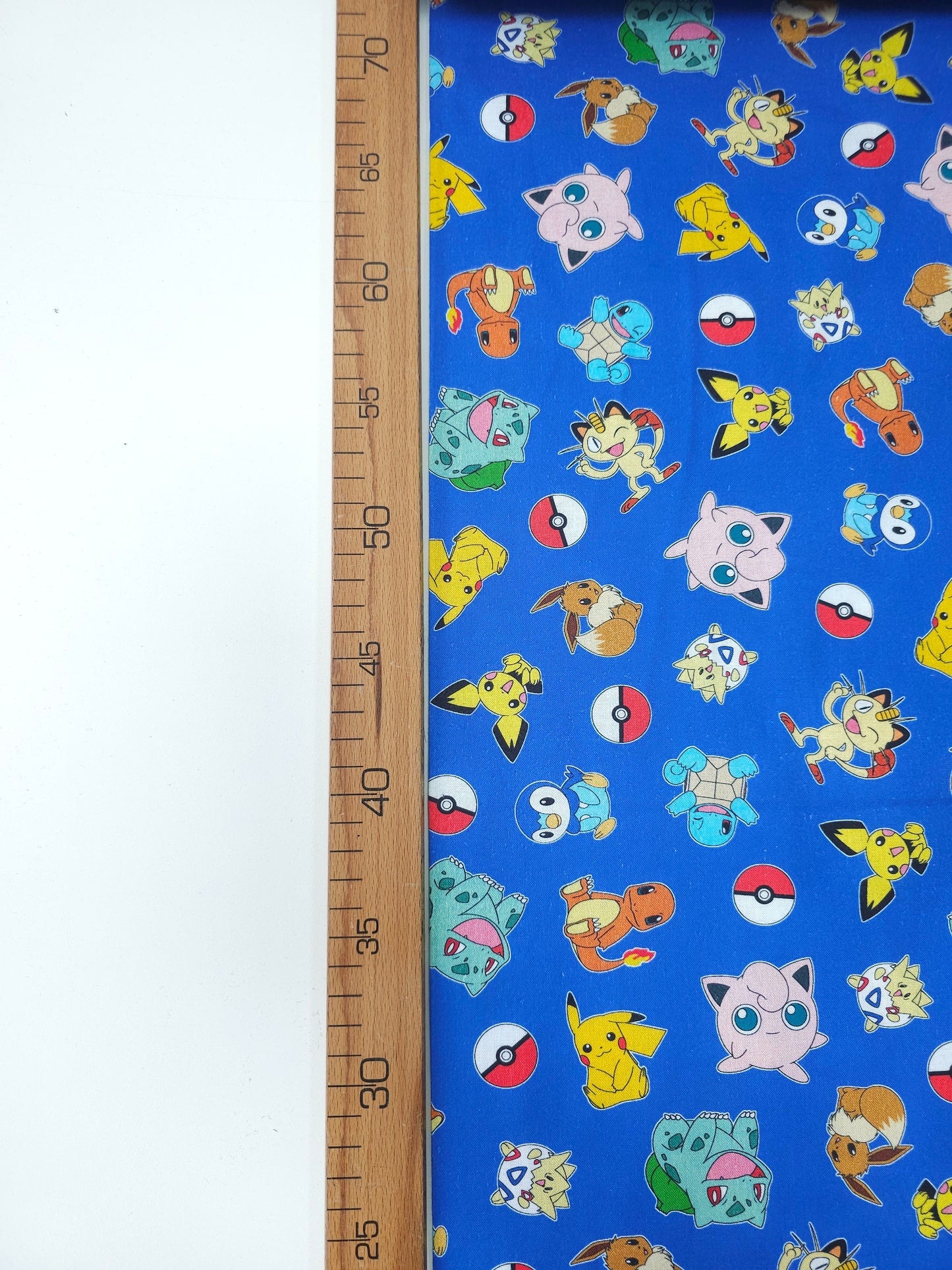 Blue Pokemon Character 100% Cotton