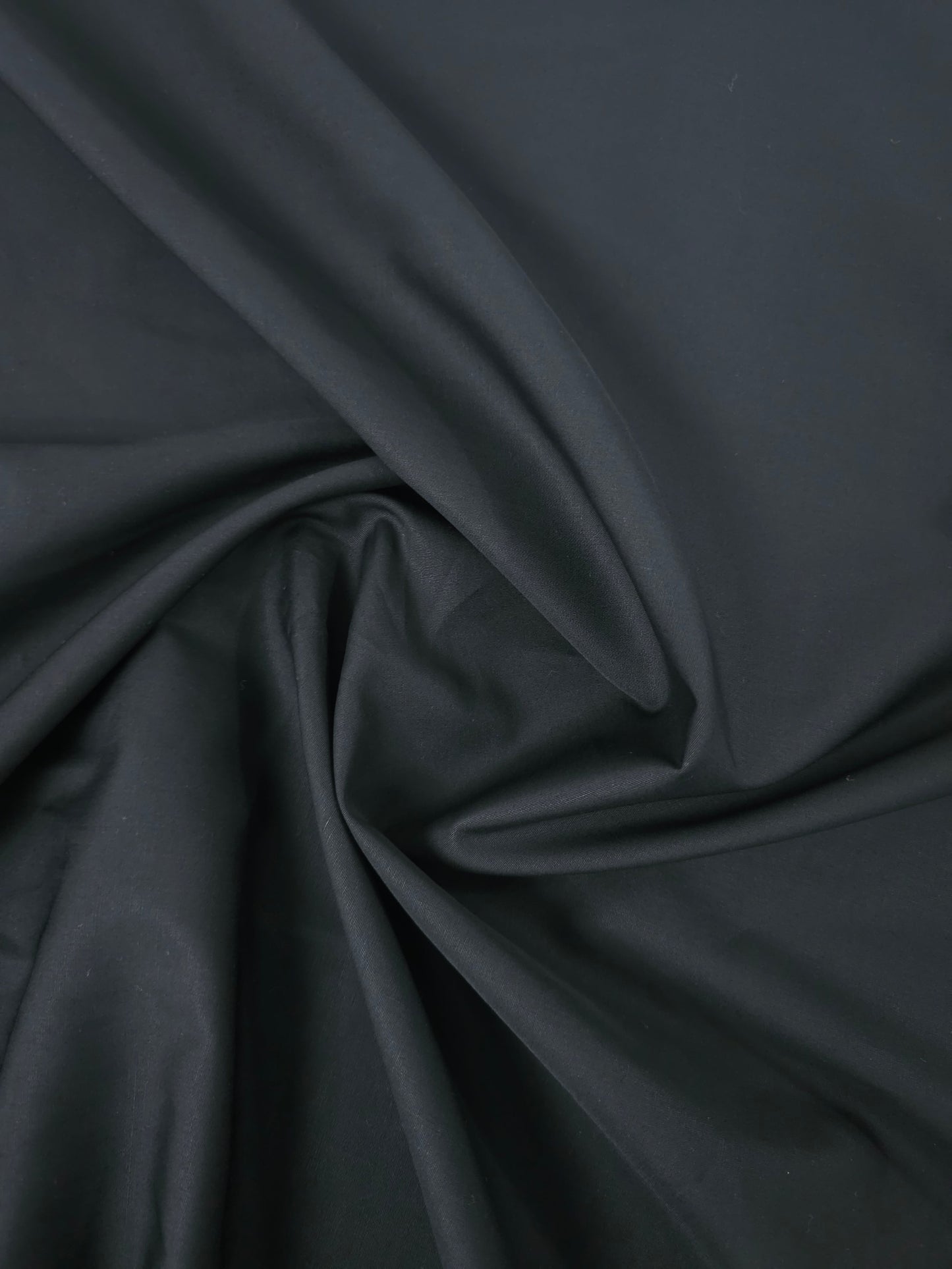 Black Cotton Poplin