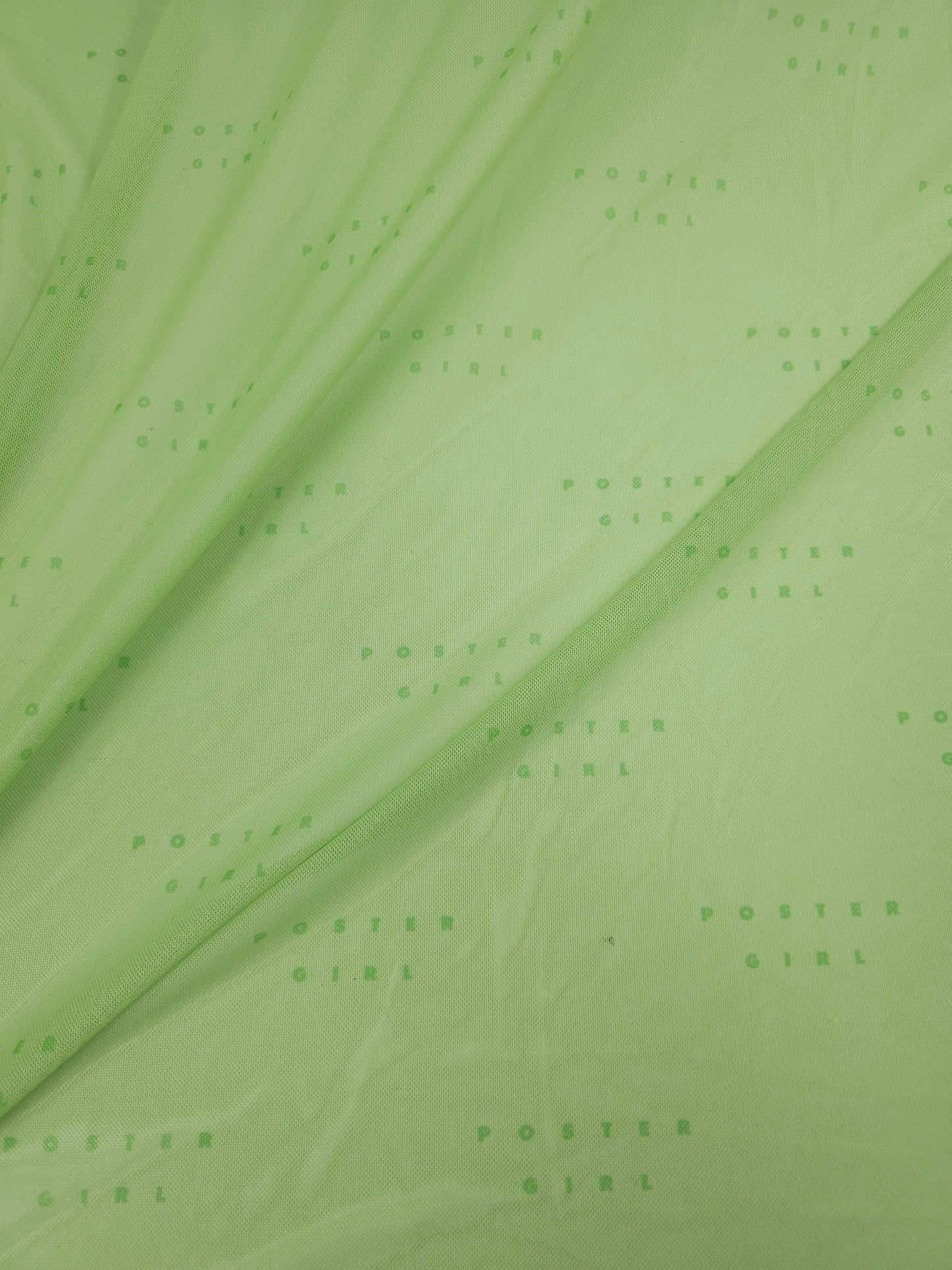 Light Green Statement Mesh *POSTER GIRL*