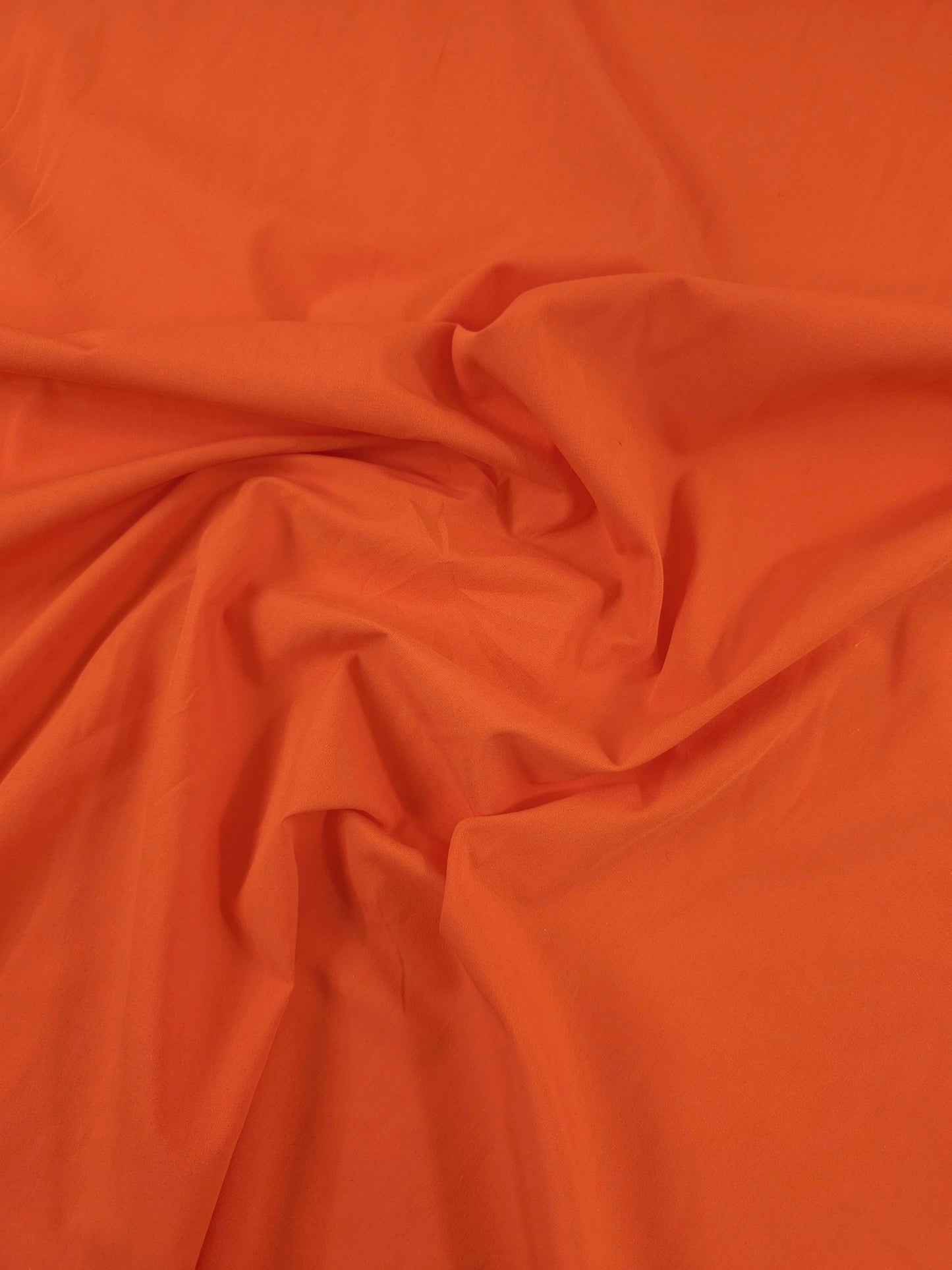 Orange Cotton Poplin
