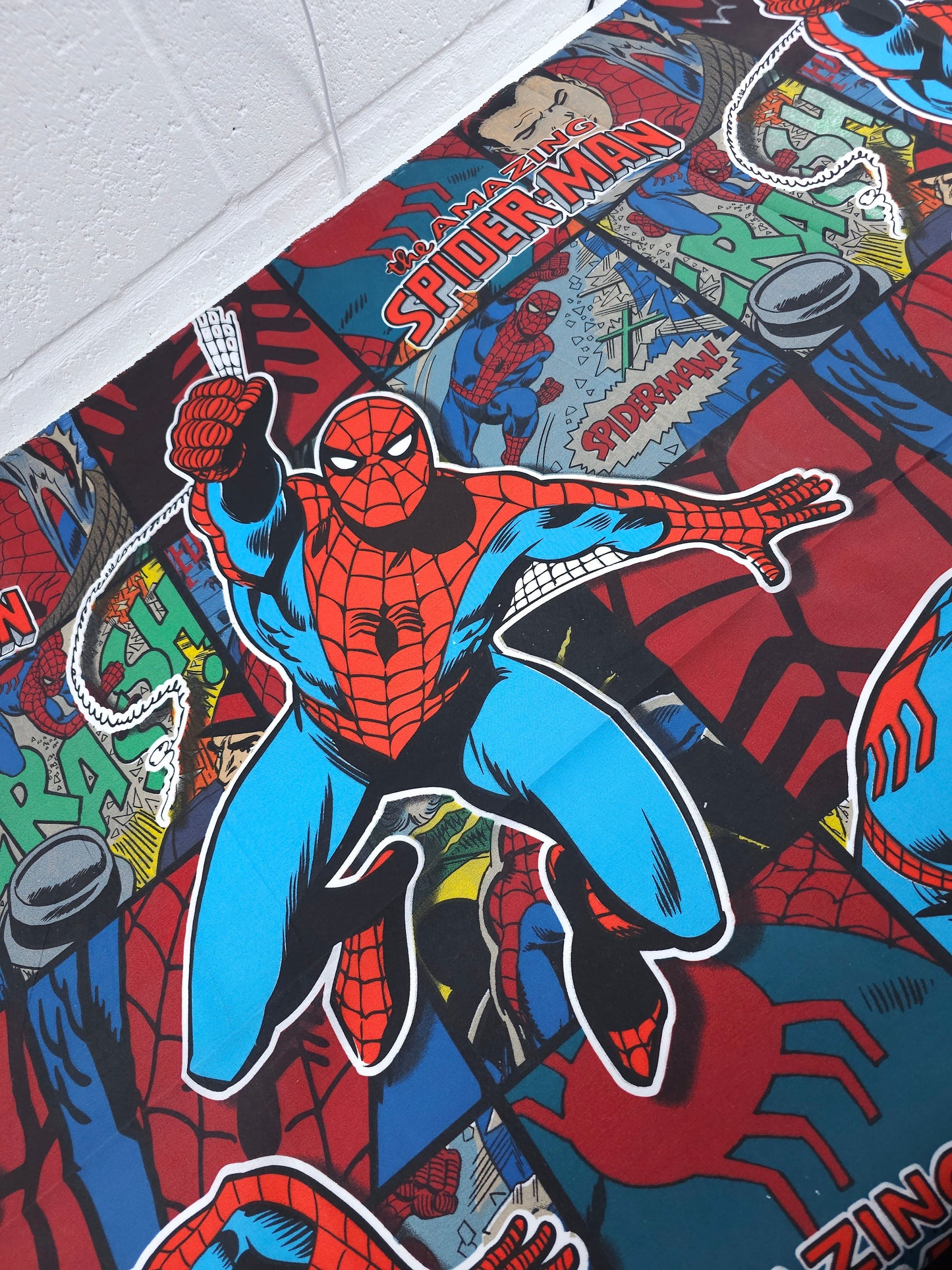 Spider-Man Comic 100% Cotton 80"