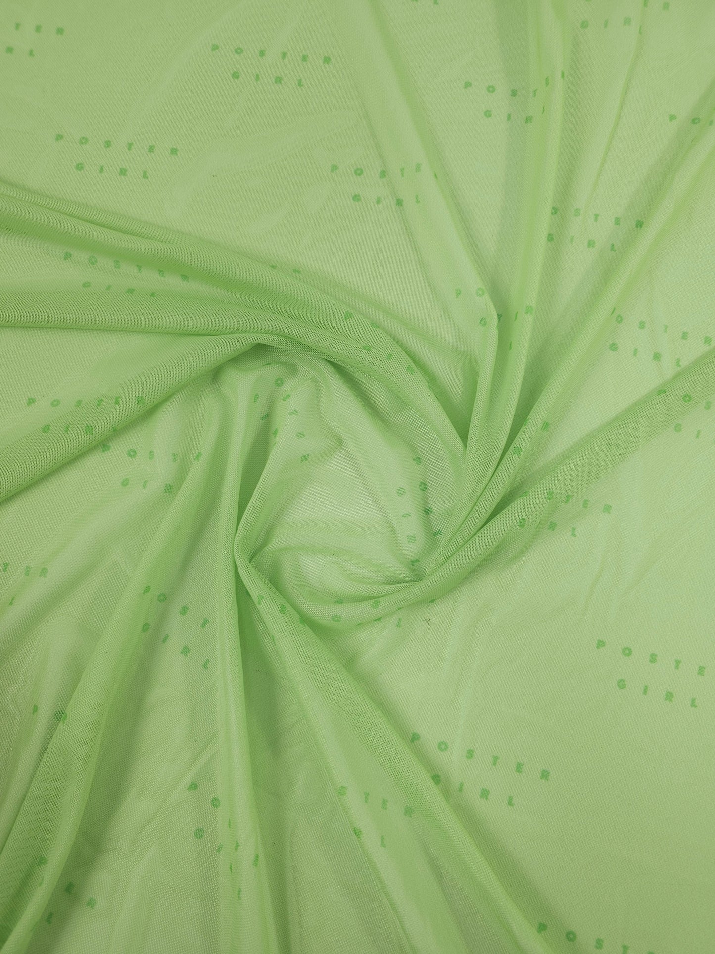 Light Green Statement Mesh *POSTER GIRL*