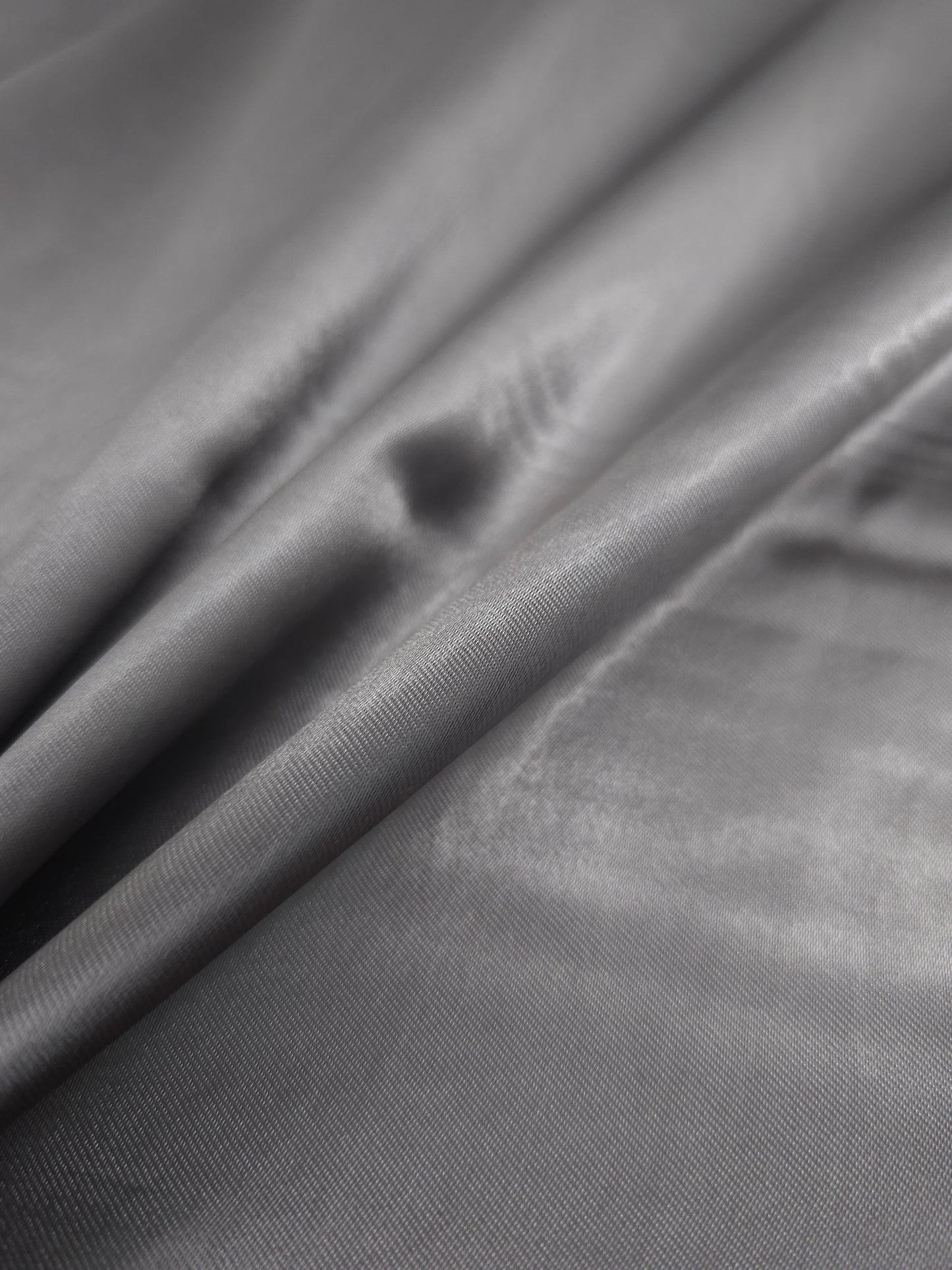 Pebble Grey Liquid Satin