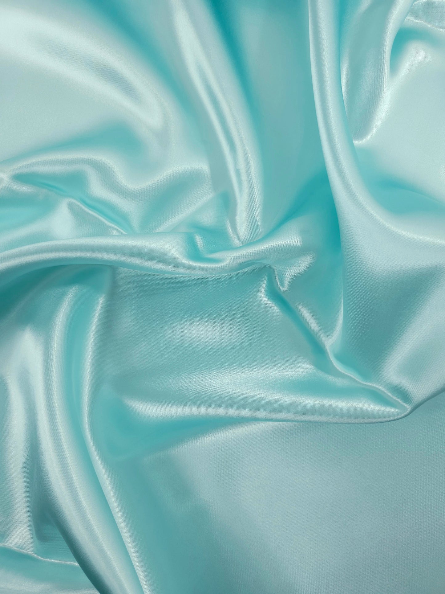 Light Blue Liquid Satin