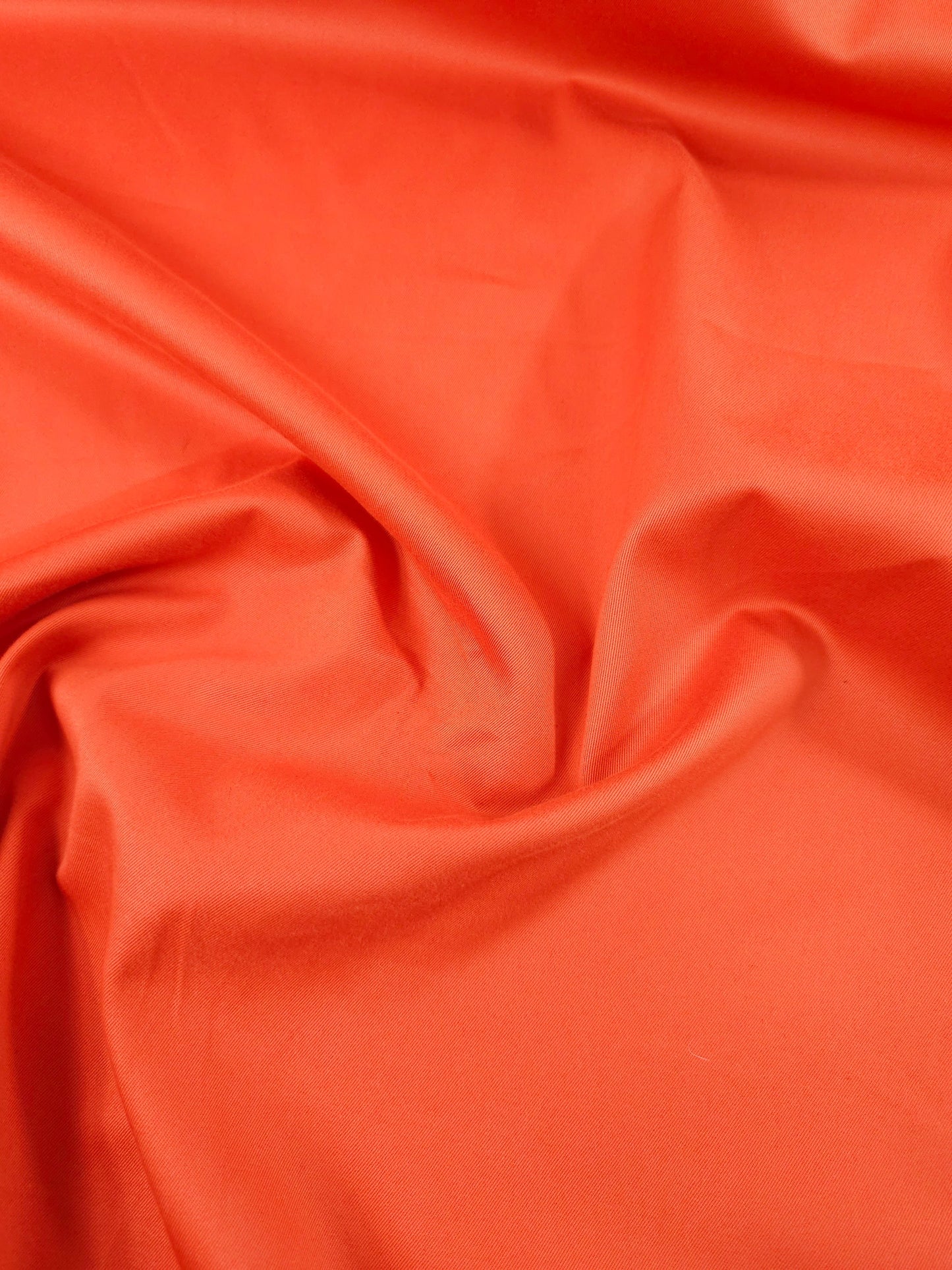 Blood Orange Cotton Sateen Twill