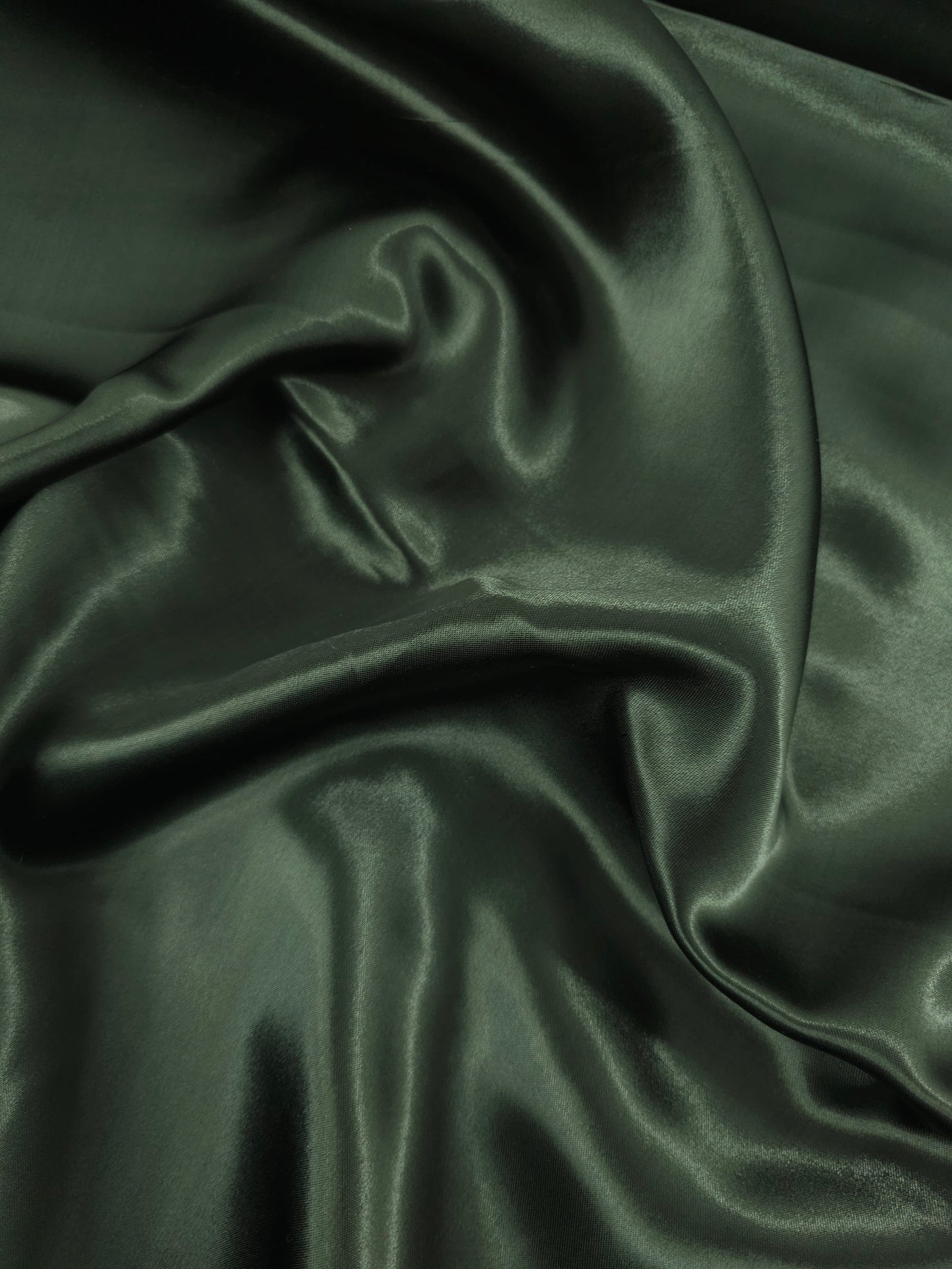 Forest Green Liquid Satin