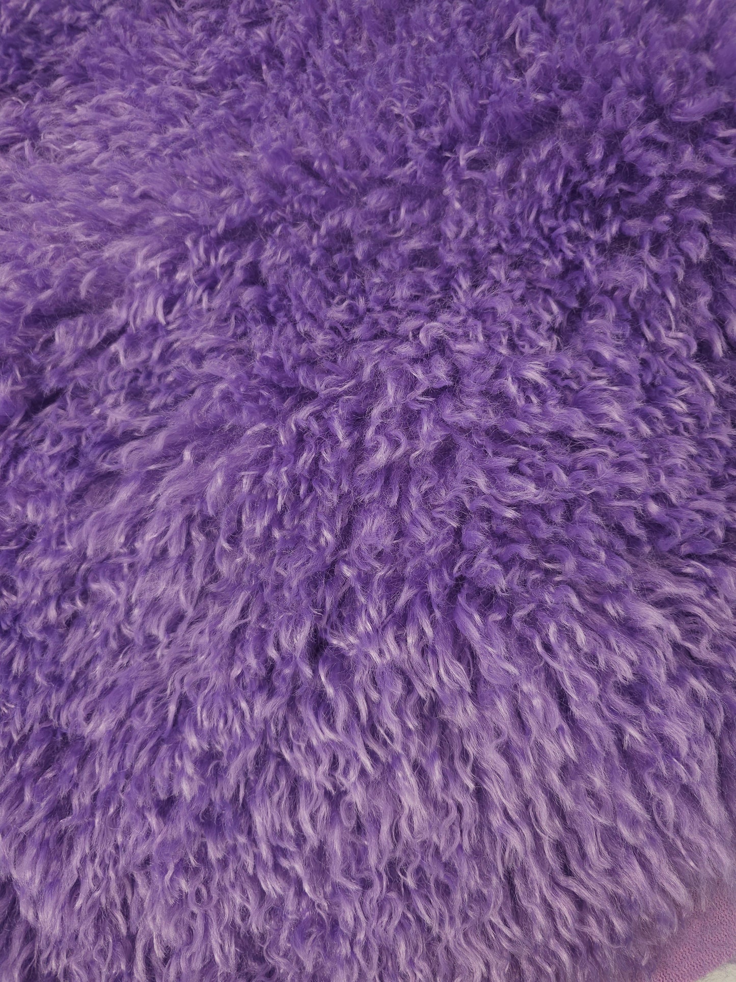 Purple Soft Shaggy Faux Fur