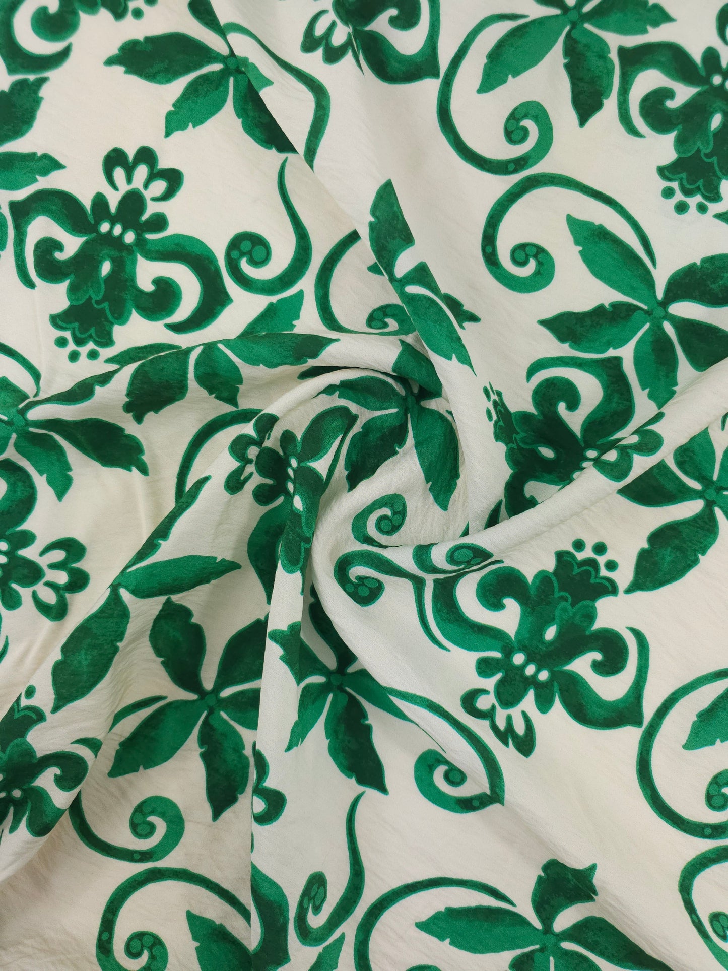 Green/Ivory Wonder Floral Modal Viscose