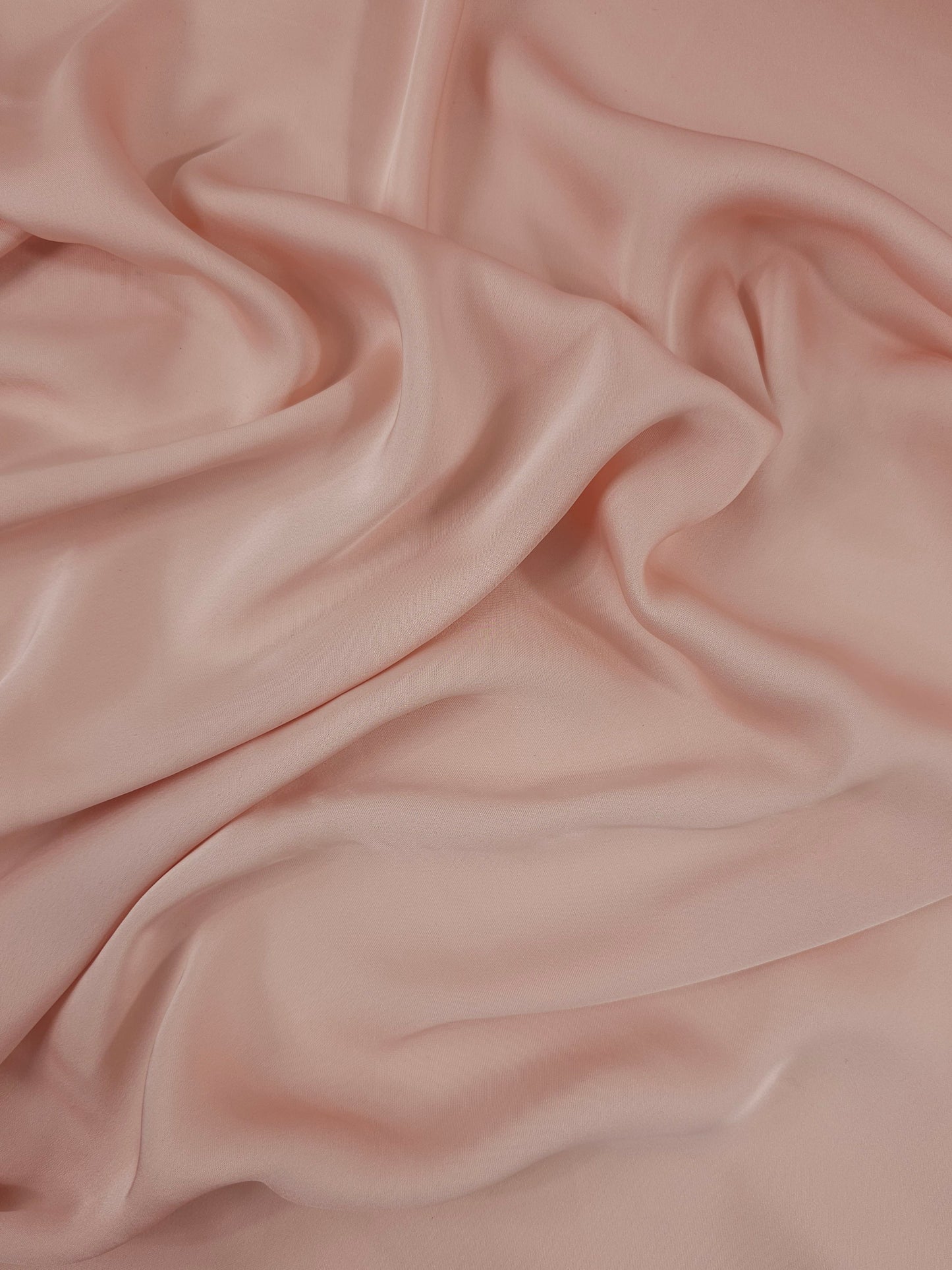 Peachy Pink Soft Poly Satin