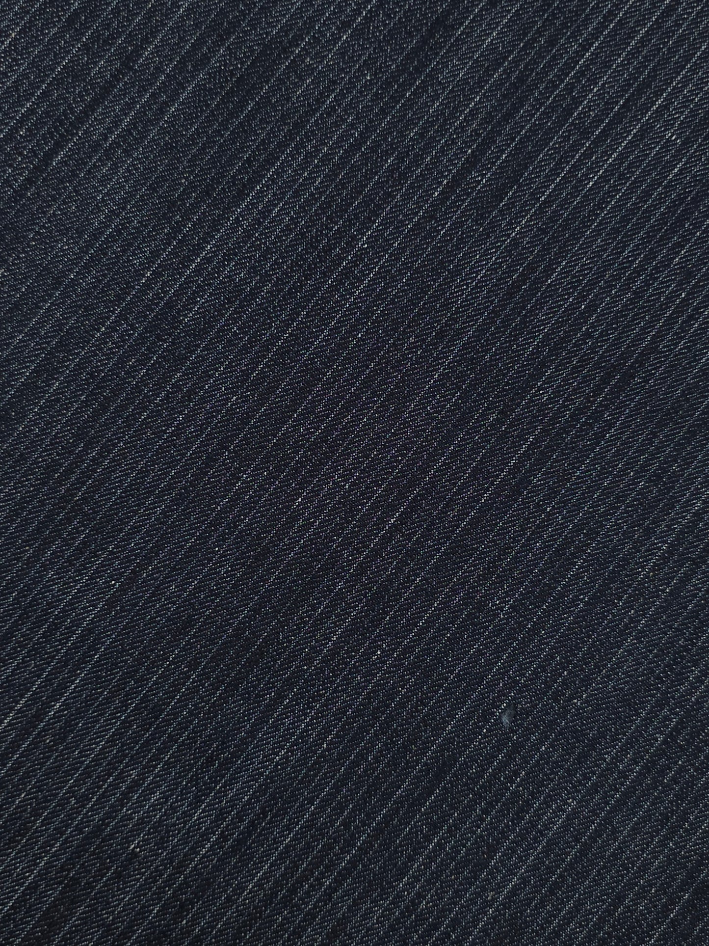 Charcoal Navy Pinstripe Twill Denim