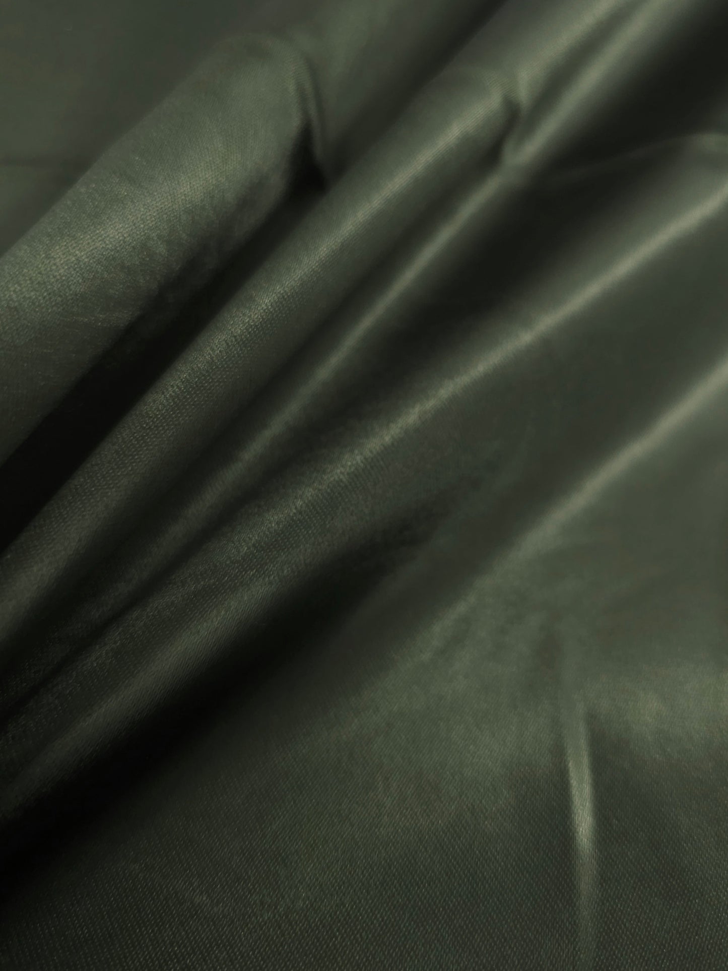 Olive Khaki Liquid Satin