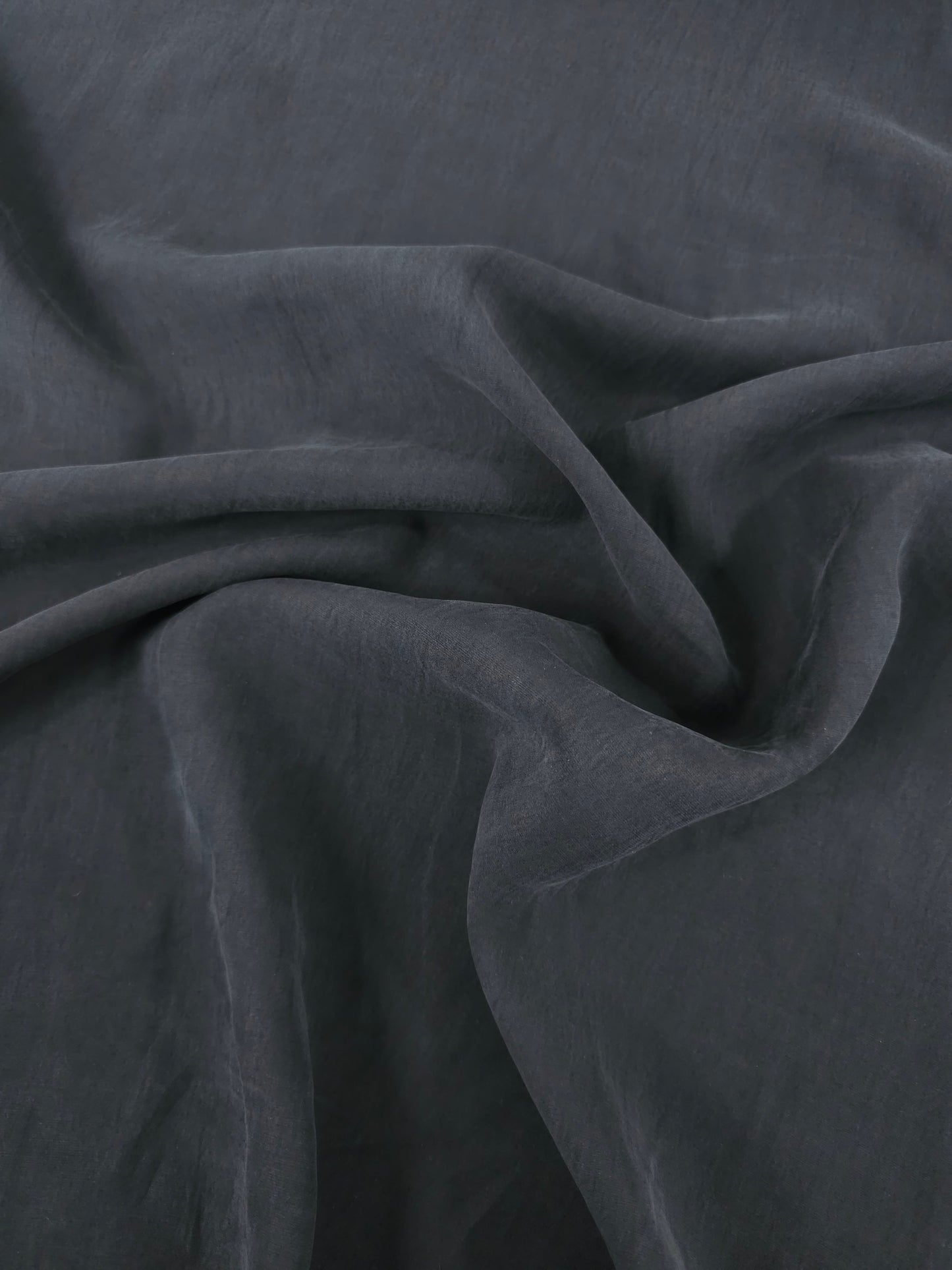 Black Sandwashed Cupro Modal