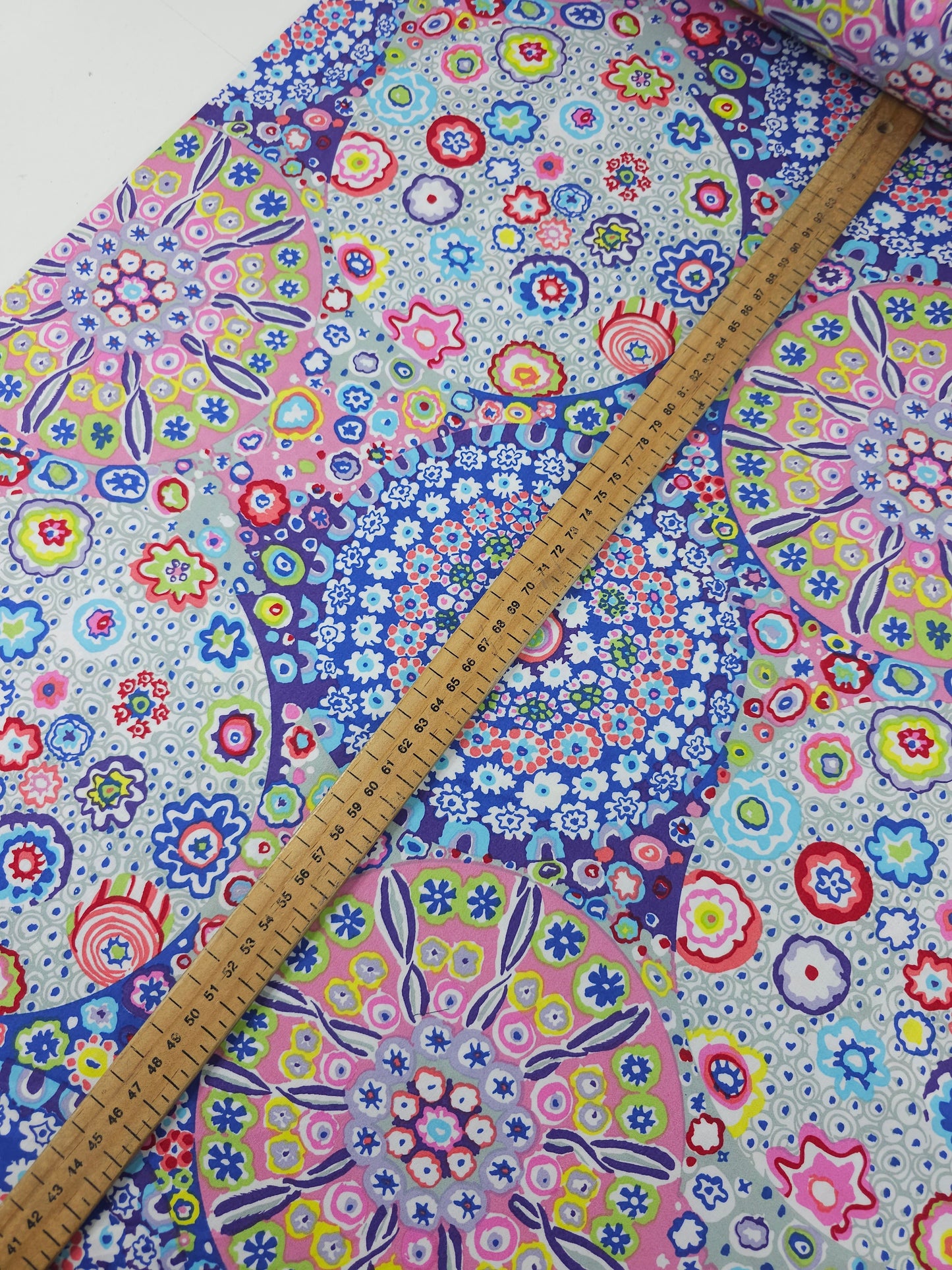 Spring Millefiore Cotton Sateen 108" - Kaffe Fassett *EXTRA WIDE*