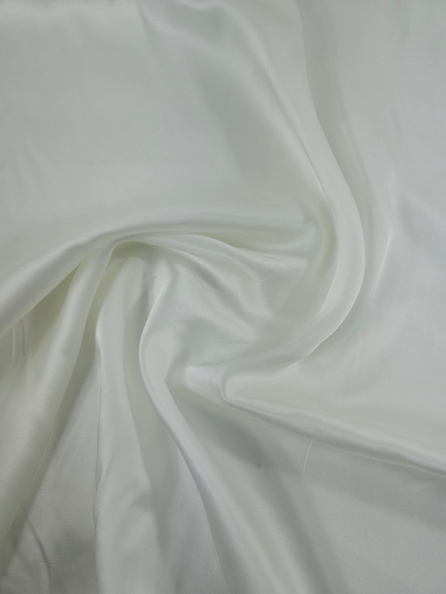 Off-White Poly Satin