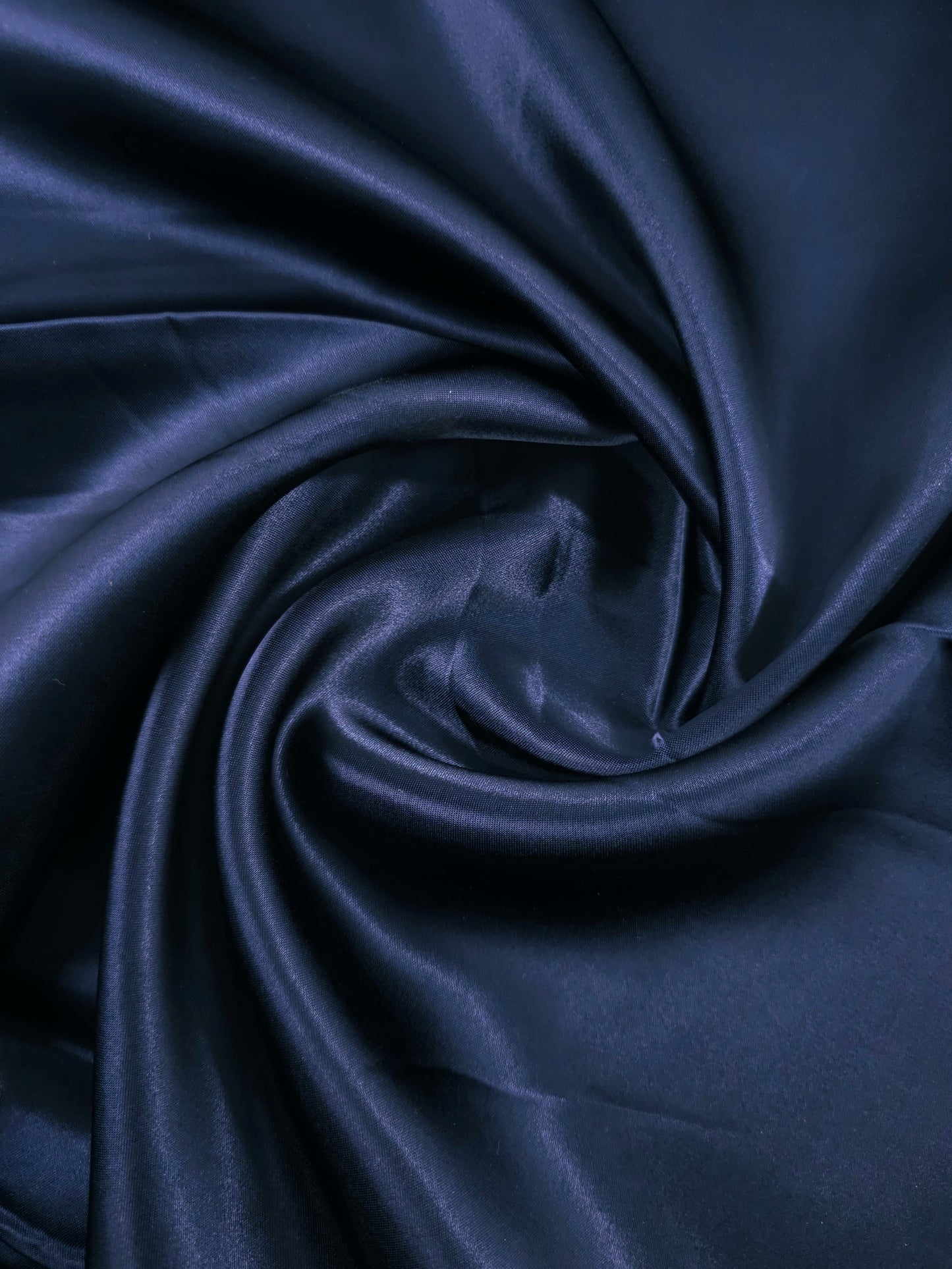 Navy Liquid Satin