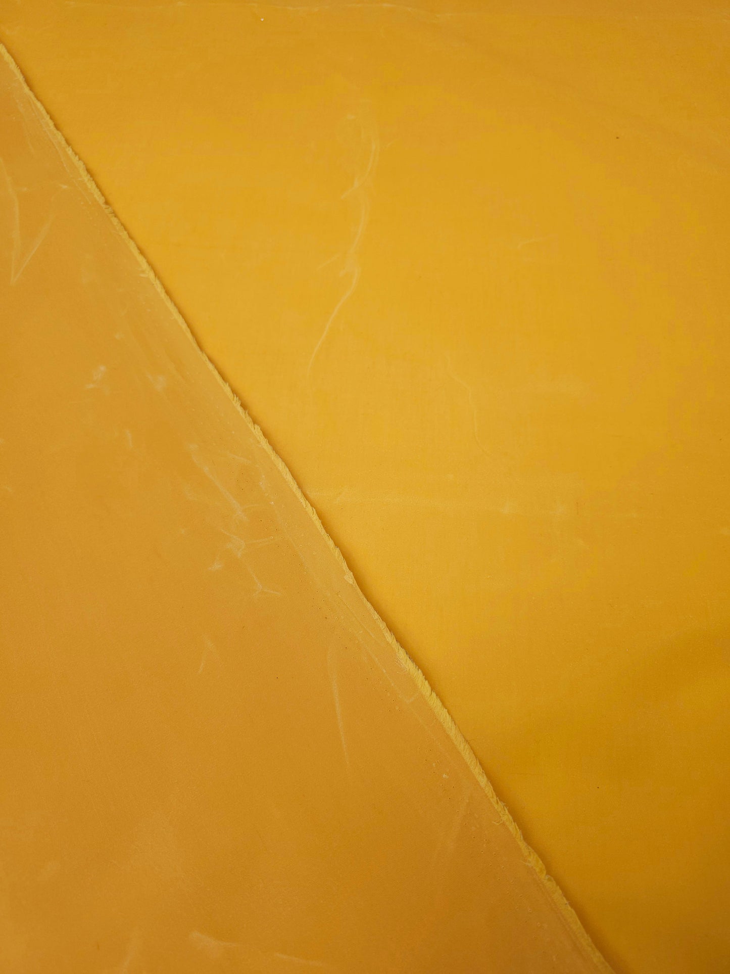Ochre Yellow Wax Cotton