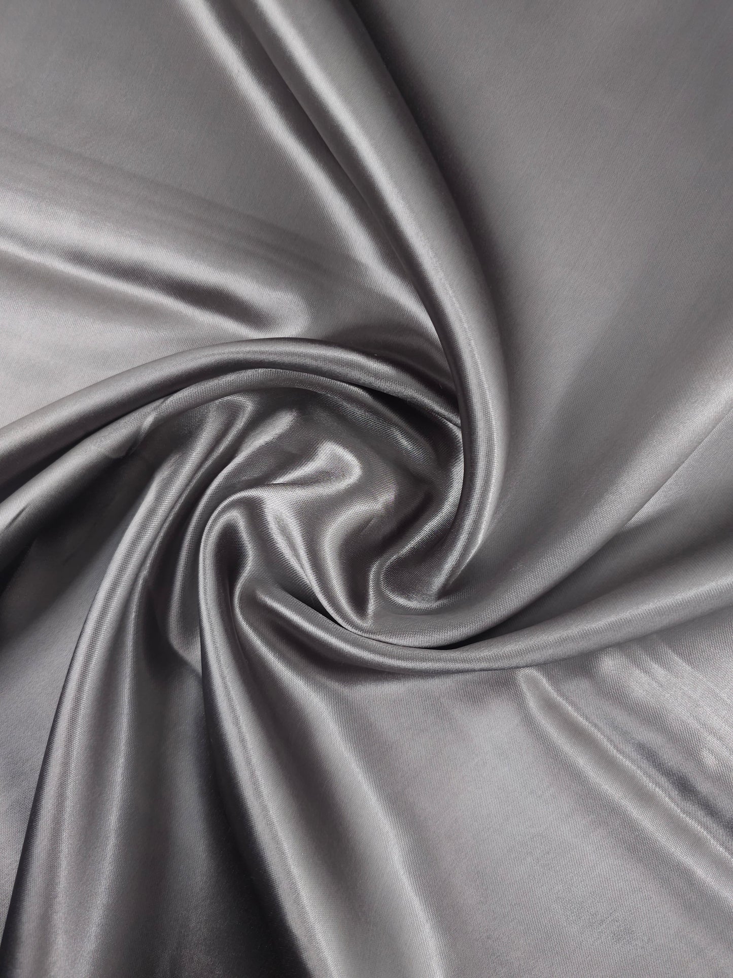 Pebble Grey Liquid Satin