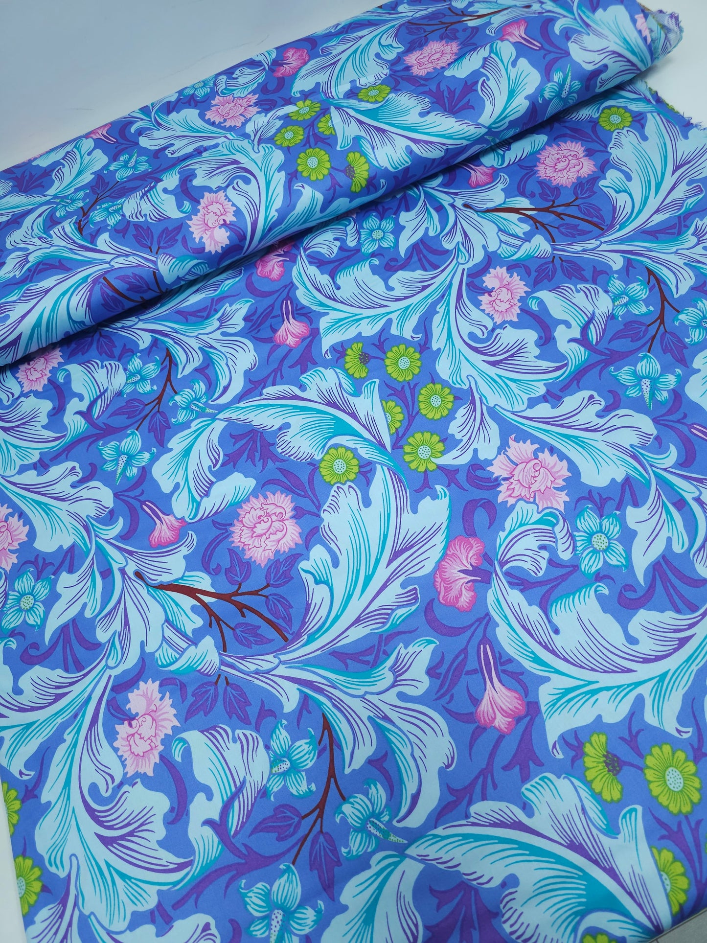 Floral Free Spirit Cotton Sateen 108" - Kaffe Fassett X William Morris *EXTRA WIDE*