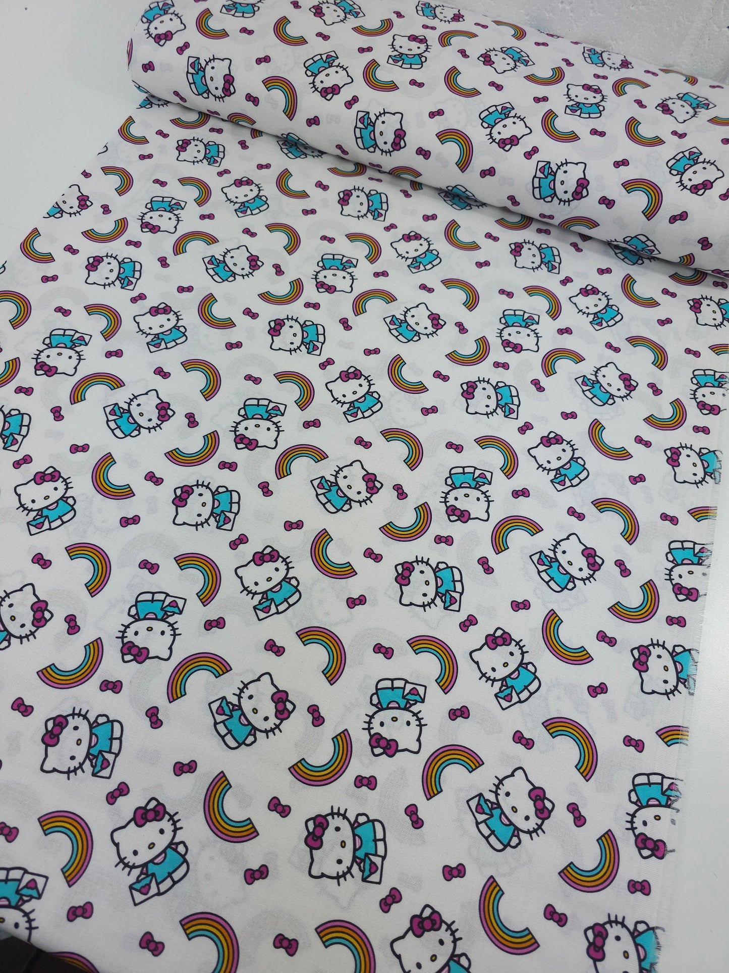Hello Kitty Rainbow 100% Cotton