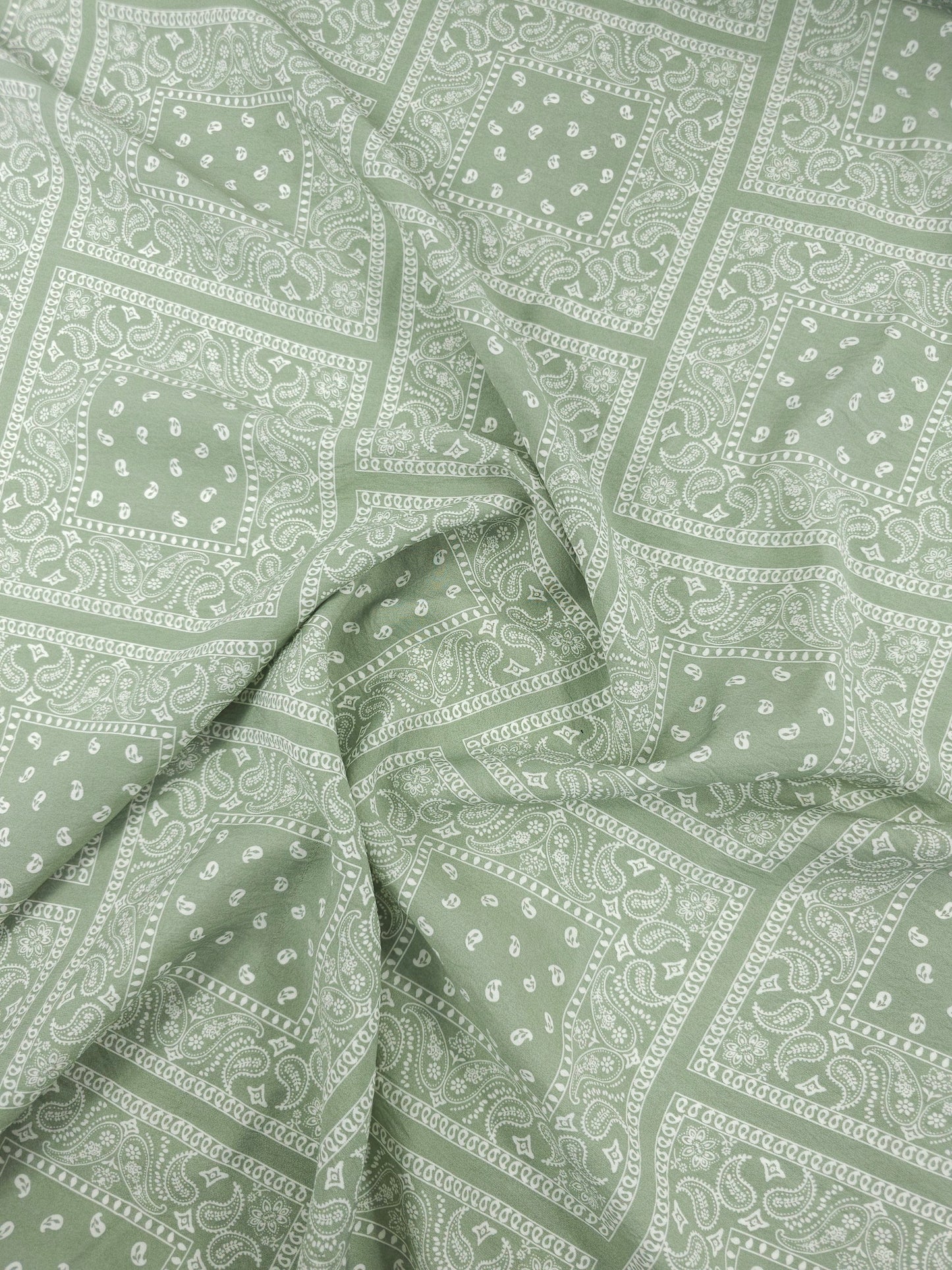 Sage Bandana Square Modal Viscose