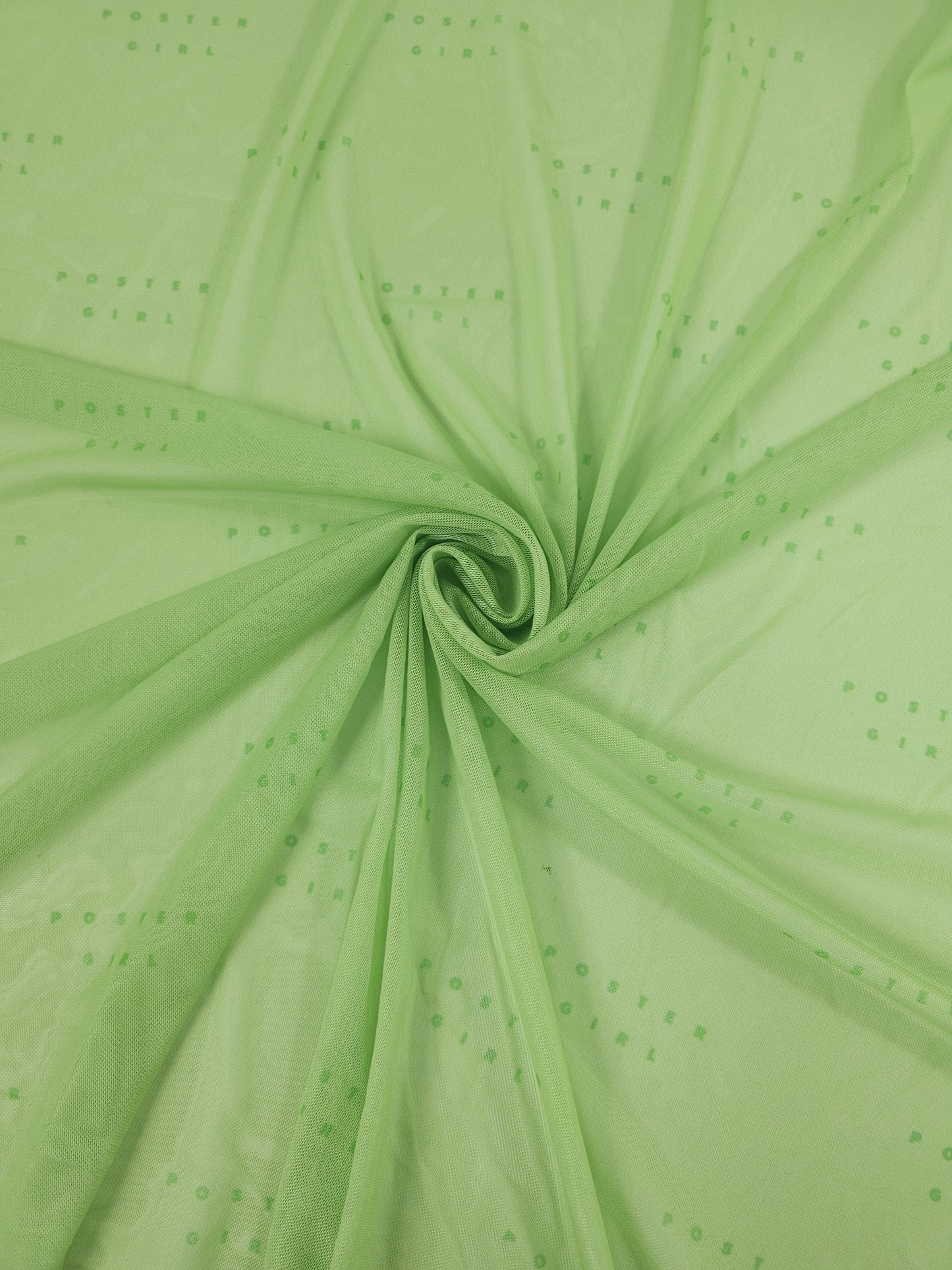 Light Green Statement Mesh *POSTER GIRL*