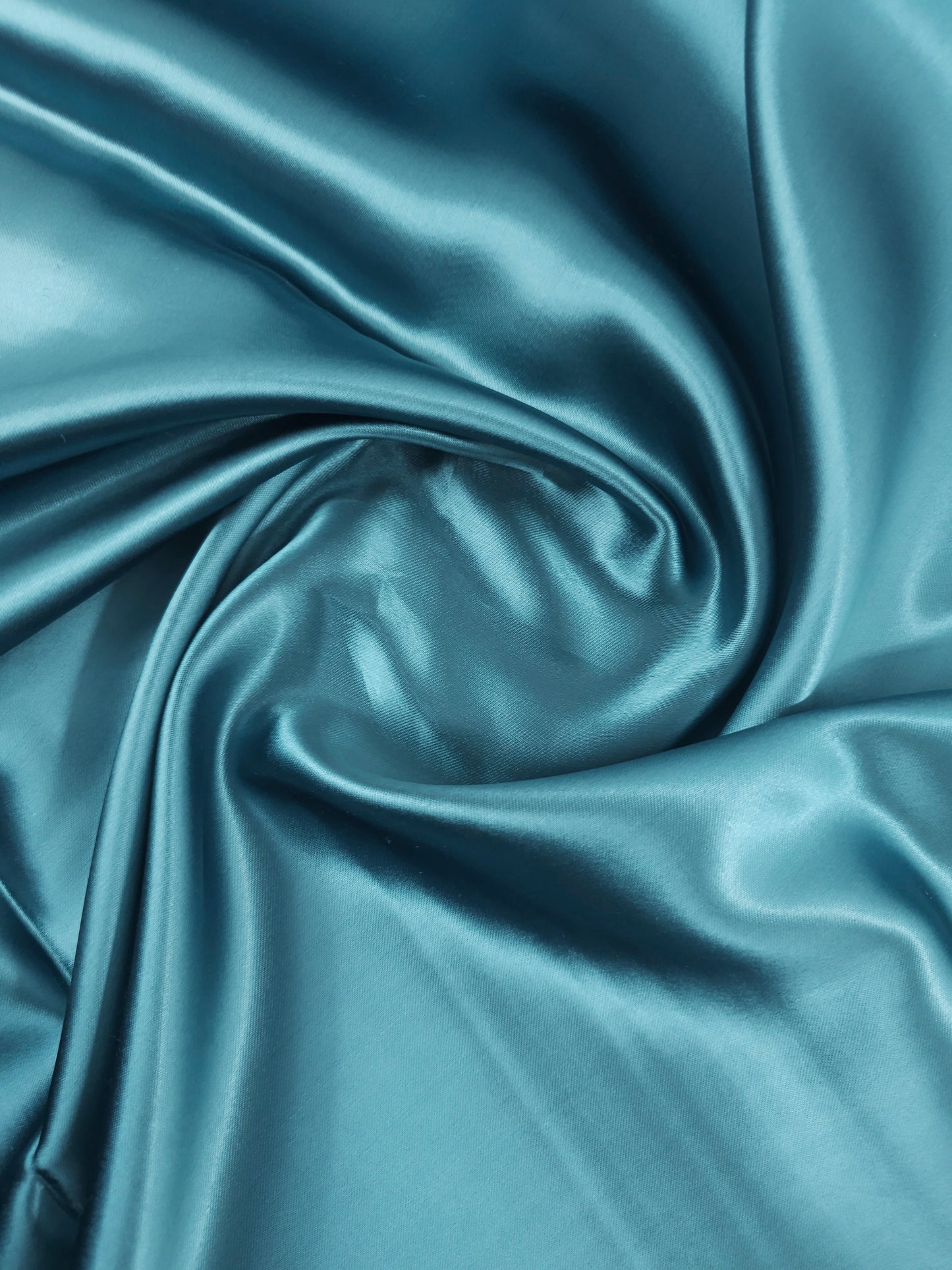 Light Teal Liquid Satin
