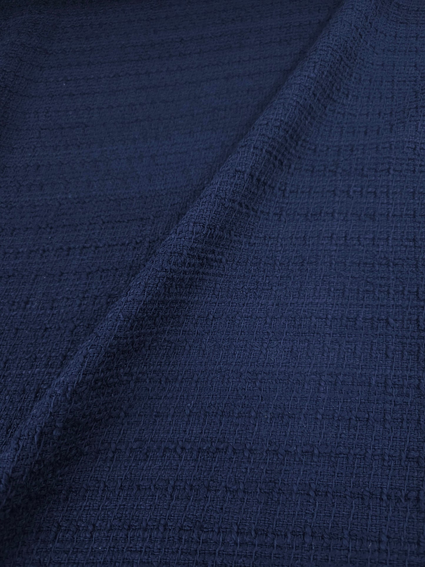 Navy Blue Boucle