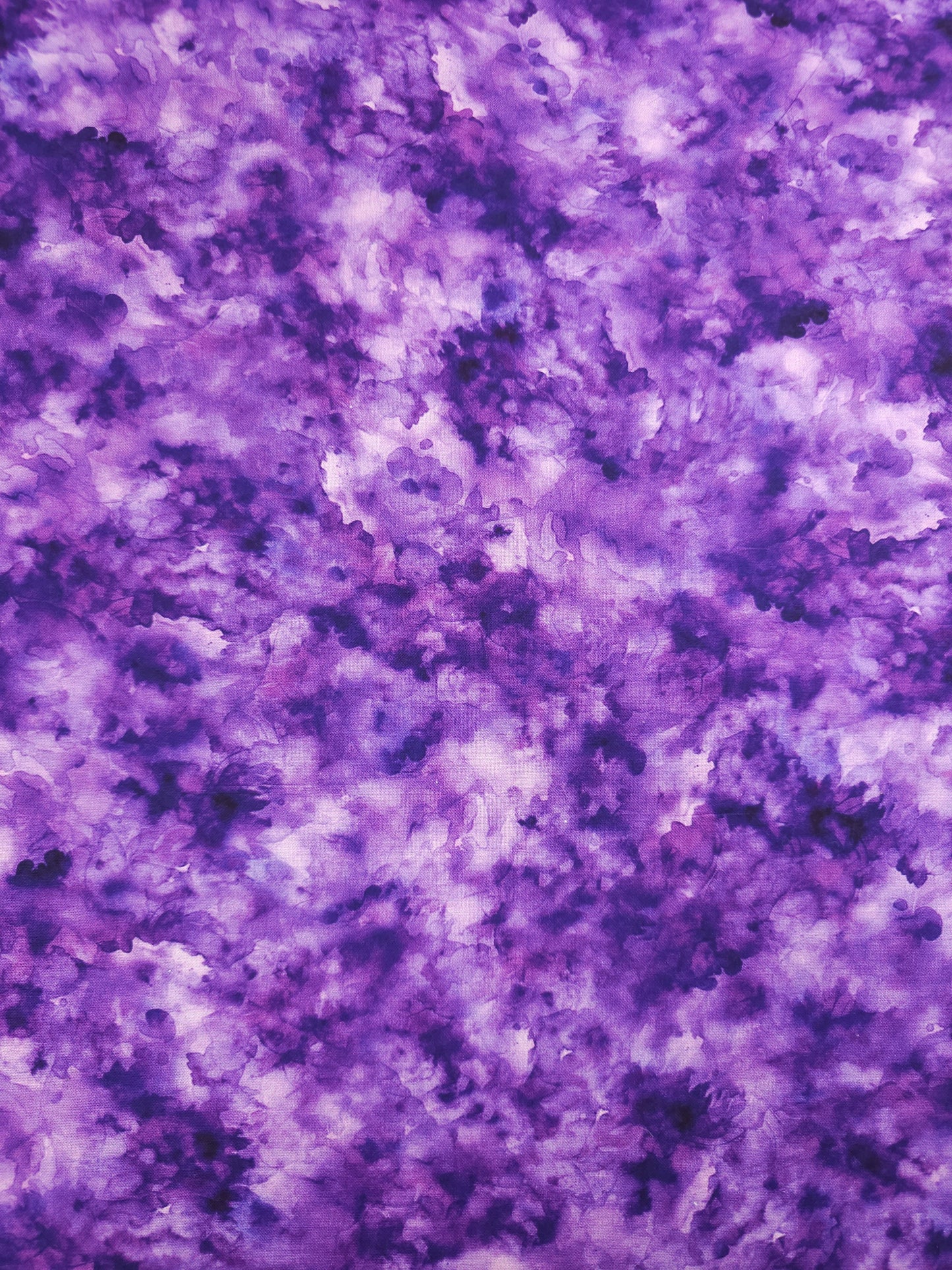Purple Iris Watercolour Smoke 100% Cotton 108" *EXTRA WIDE*