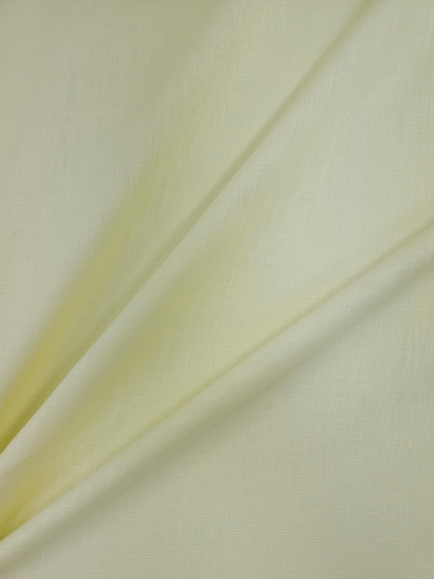 Pale Yellow 100% Linen