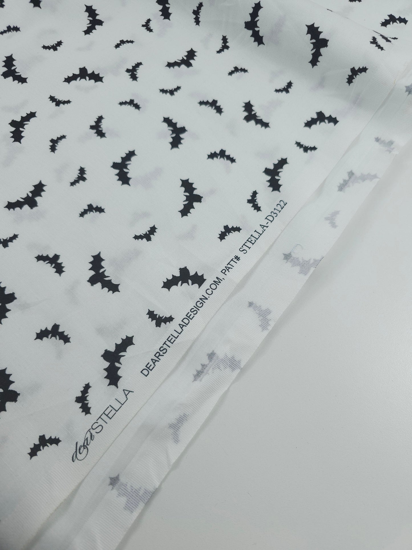 White/Black Bats 100% Cotton