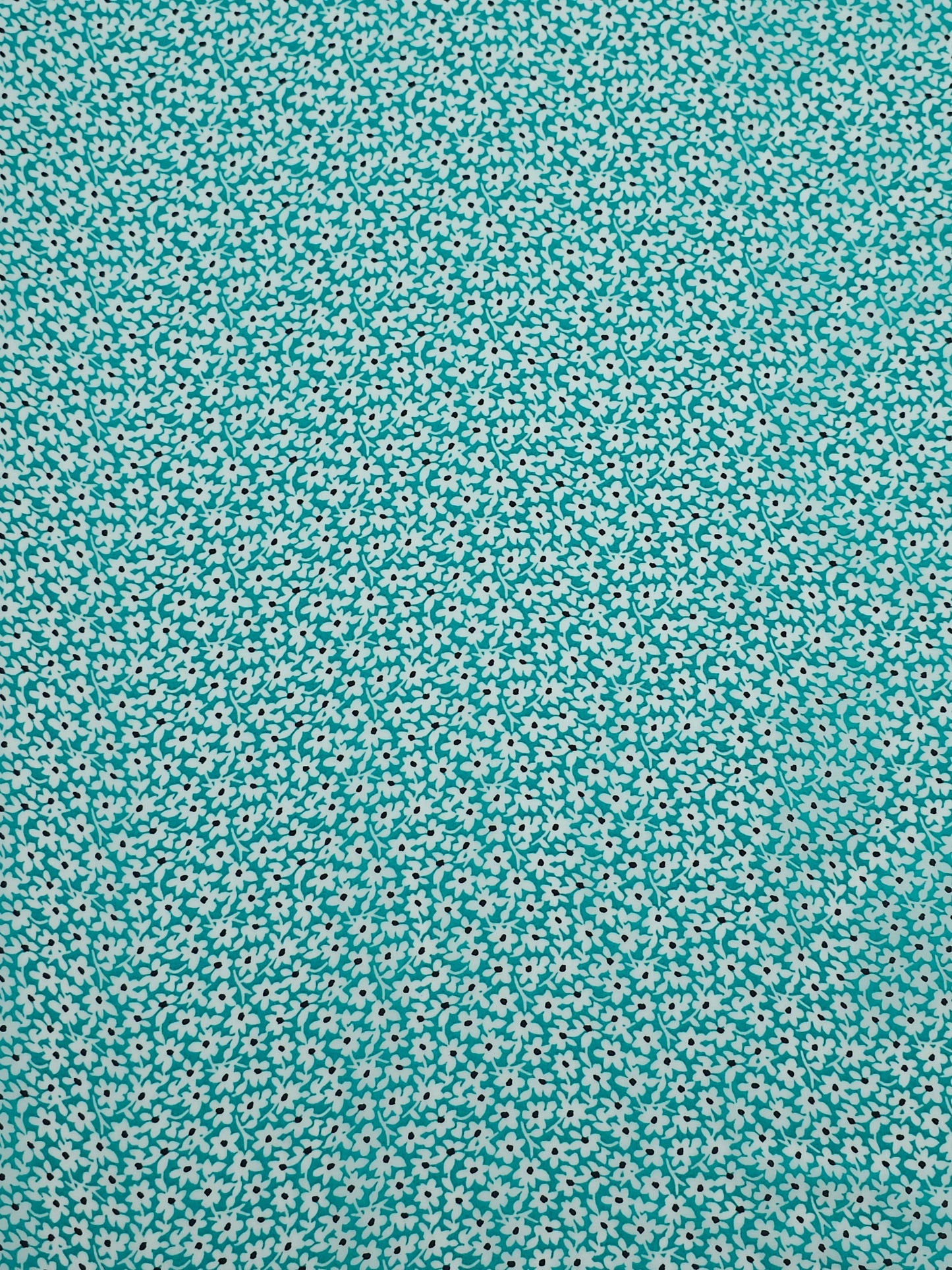 Light Teal Daisy Cupro