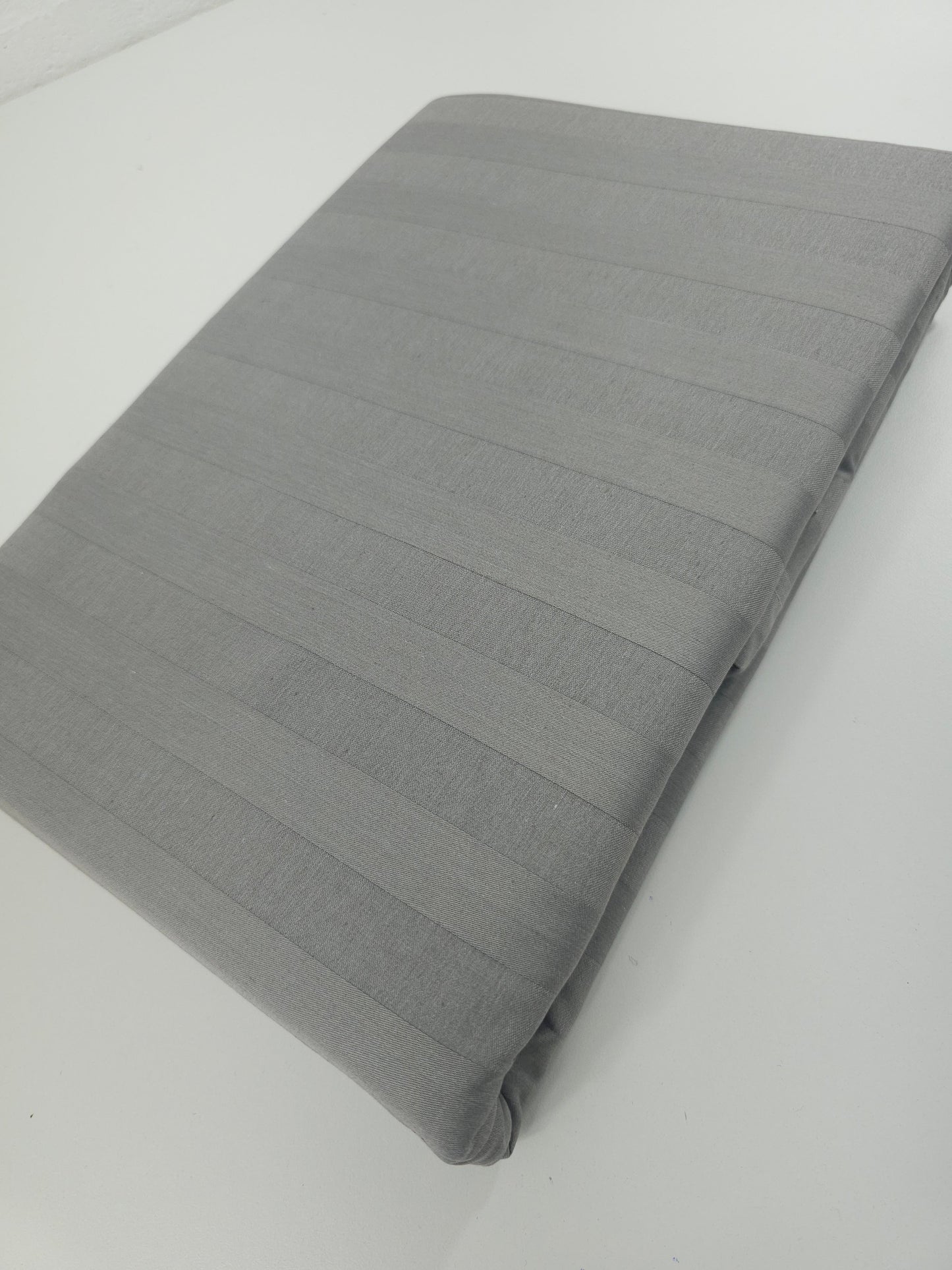 Light Grey Stripe | Duvet Set | 100% Cotton Sateen *READ DESCRIPTION*