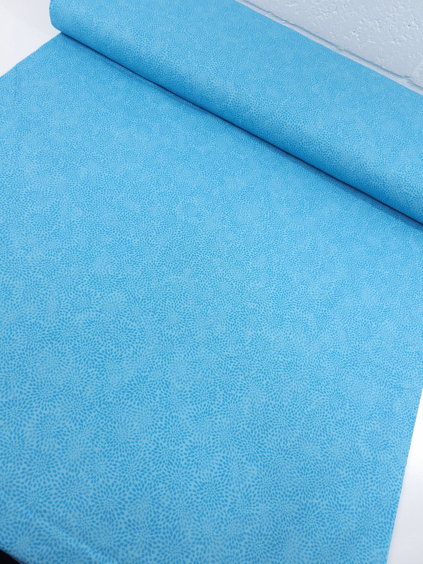 Sky Blue Mini Petal Fusion 100% Cotton 102" - Robert Kaufman *EXTRA WIDE*