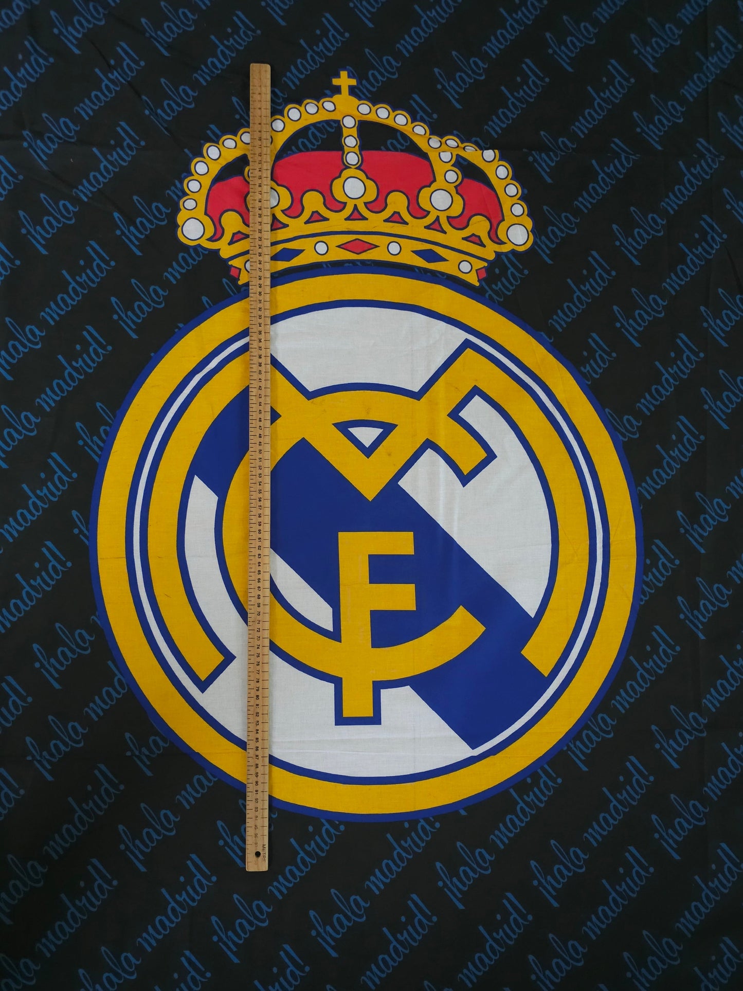 Real Madrid FC 100% Cotton Football Fabric *DEFECTED*